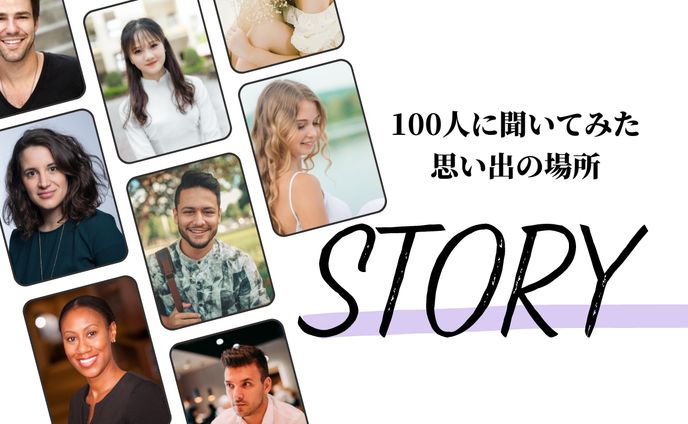 ブログ・動画サイト向けのサムネイルテンプレート（インタビュー）
