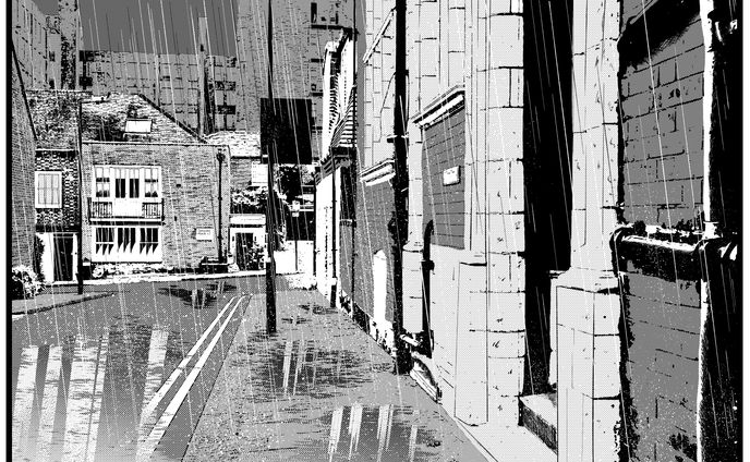 雨背景