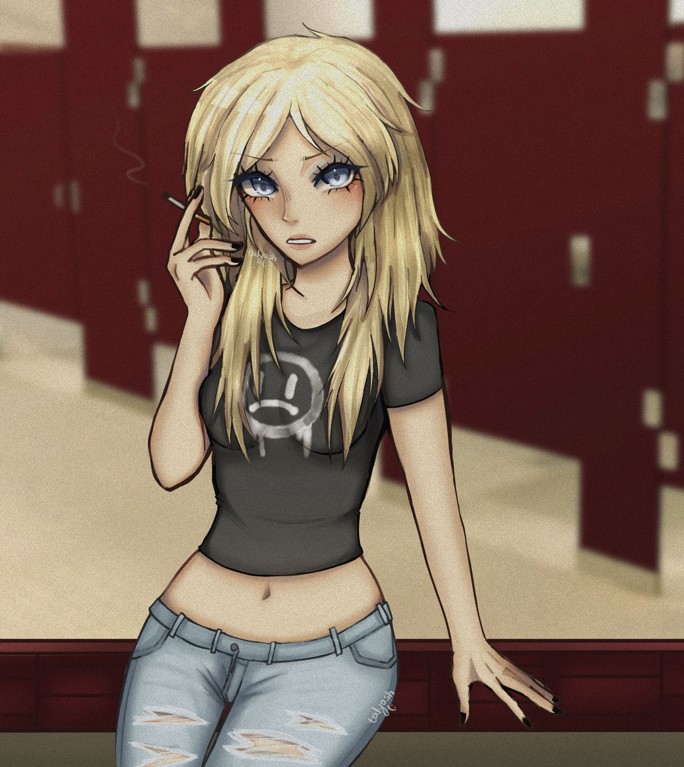 Half-Body Anime Drawings-1