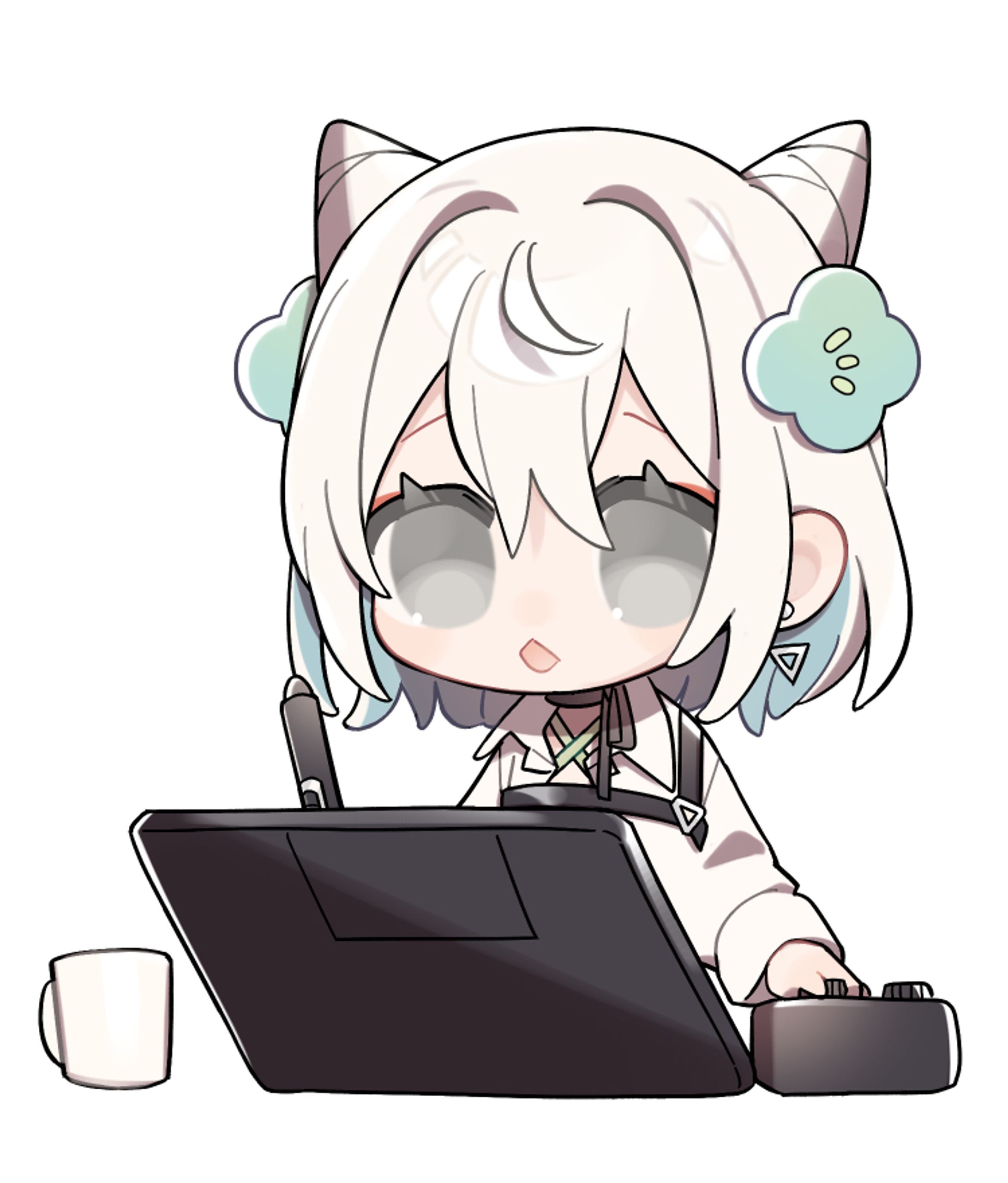 「PNG Tuber」パーツ分け＆SDイラスト制作-1