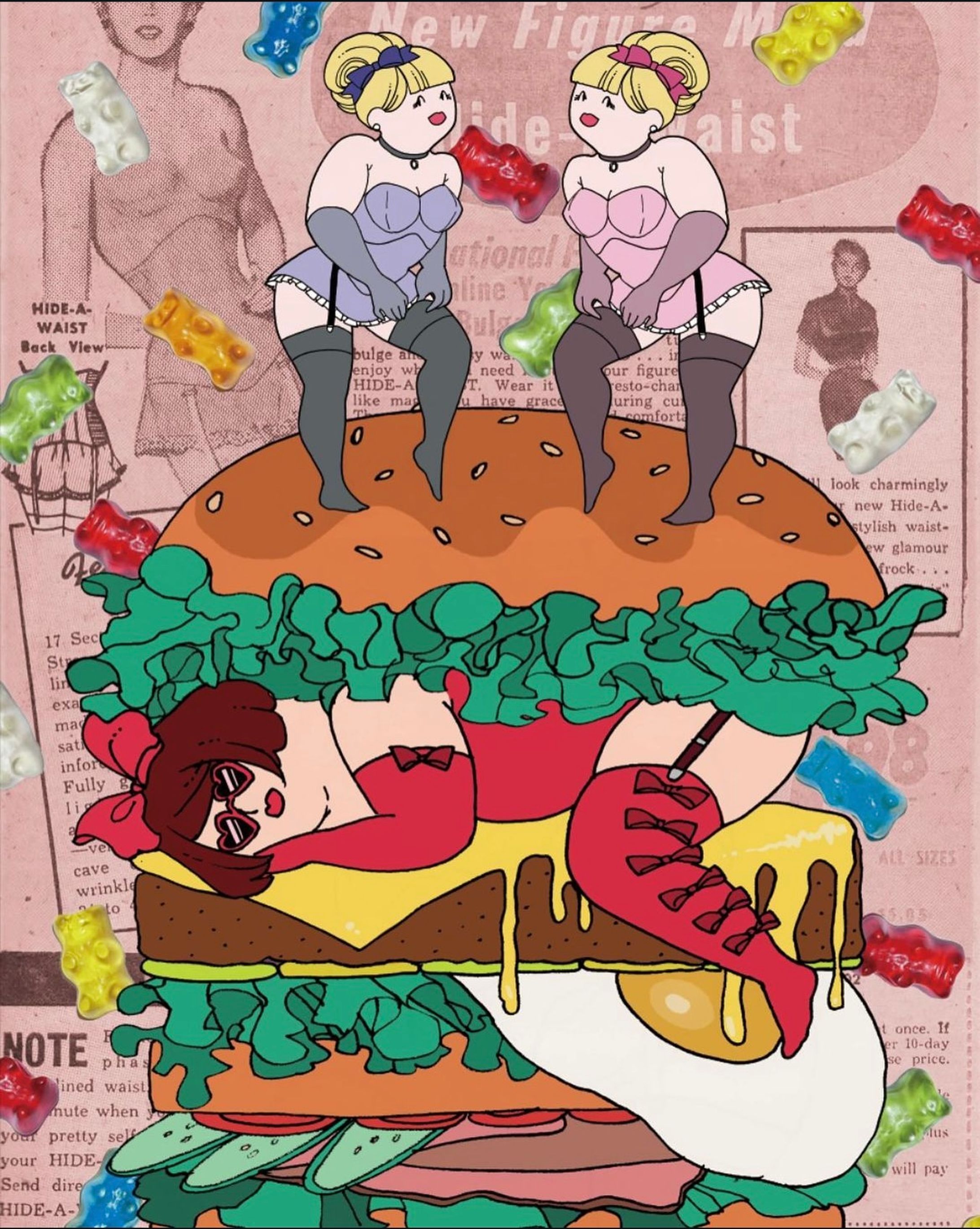 ハンバーガーガール-1