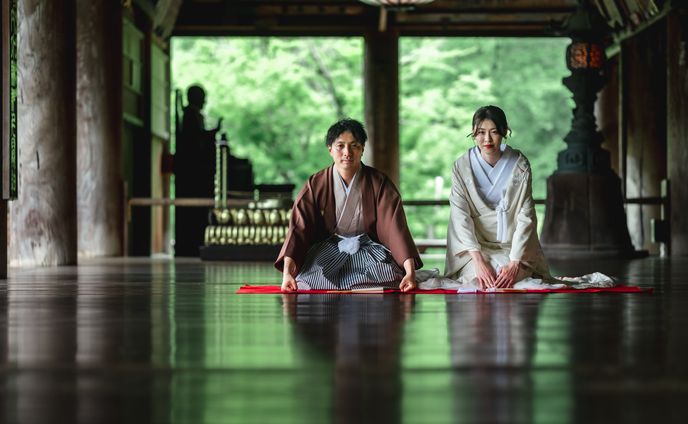 長谷寺和装ウェディング