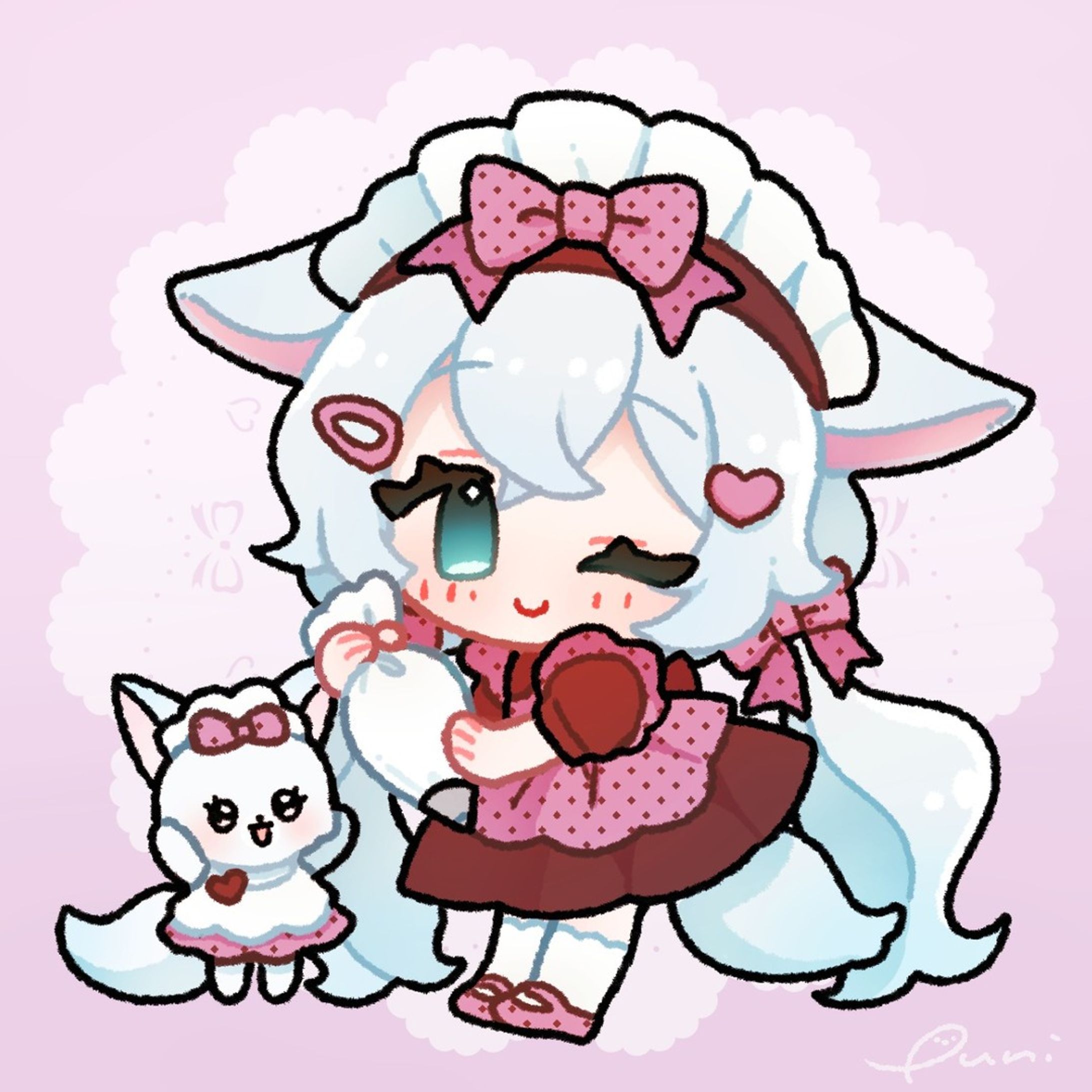 華咲める様☃💜🍫

#illustration #artwork #drawing #chibi
#kawaiiart #cuteart #mangaart
#ちびキャラ#ミニキャラ #イラストグラム #デジタルイラスト #Vtuberイラスト #いらすとぐらむ
#일러스트 #드로잉 #그림스타그램 #插图-1