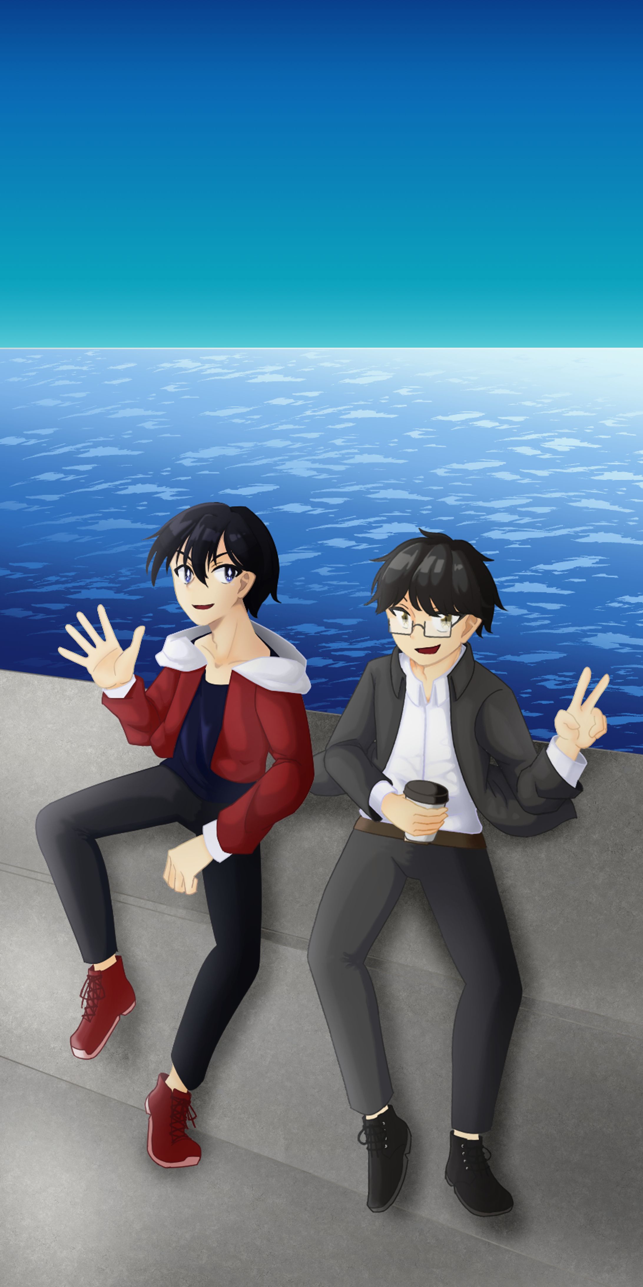 【イラスト】等身大キャラ-1