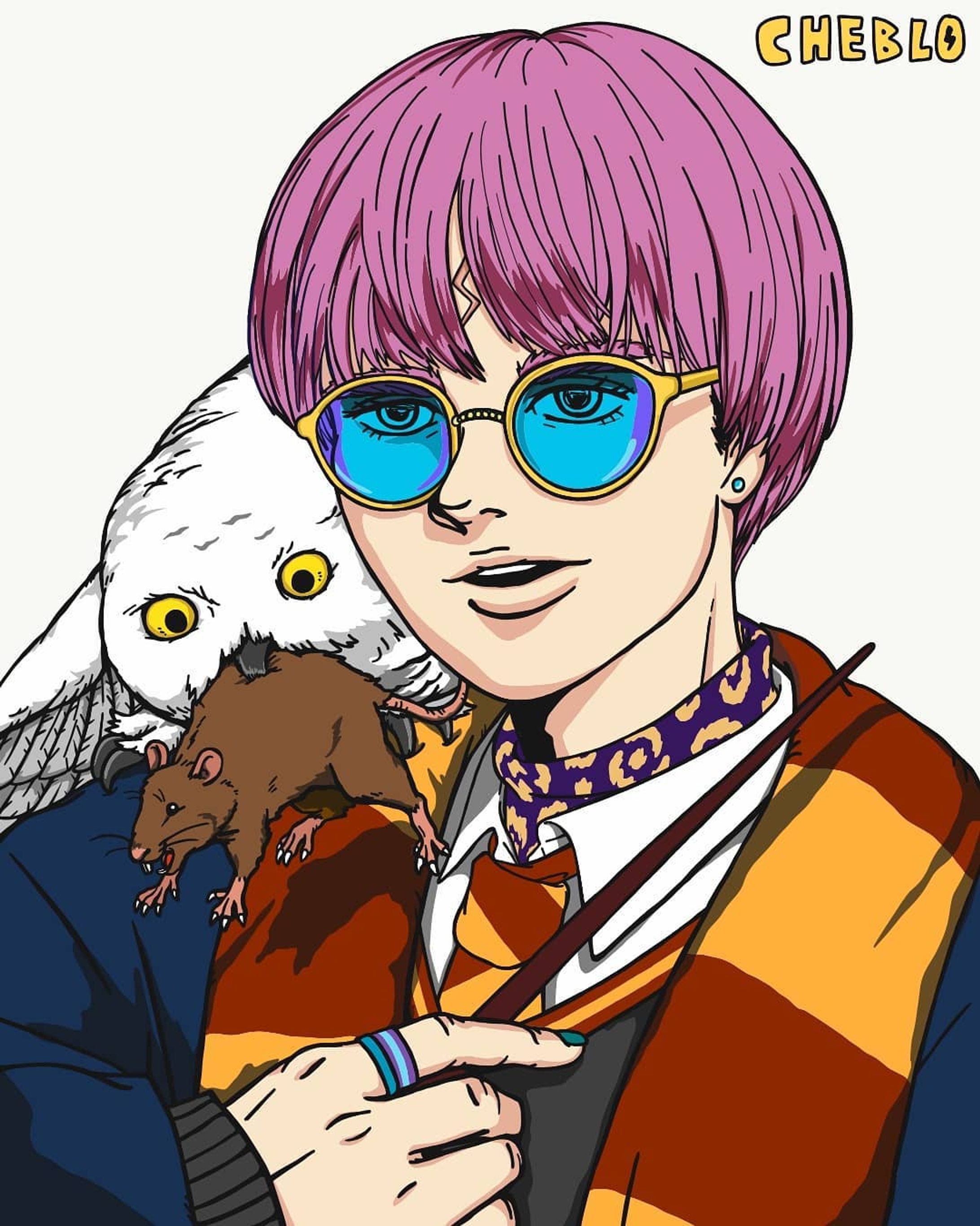 『親の残したお金で入学前にハジけてしまったハリー・ポッター』
.
を描きました🧙
.
.
#illustgram #絵 #イラスト #pic #harrypotter #ハリポタ #ハリーポッター #illustration #illustrator #ヘドウィグ #グリフィンドール #魔法 #magic #イラストレーション #イラストレーター #描いてみた #pinkhair #フクロウ #character #owl #ipad #applepencil #tablet #drawing #picture #魔法使い cheblo #cheblocrafthouse #linedrawing #ストリート #street-1
