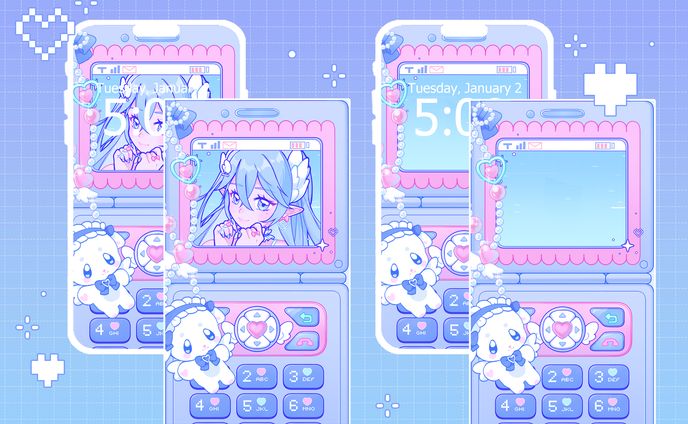pixel art、wallpaper