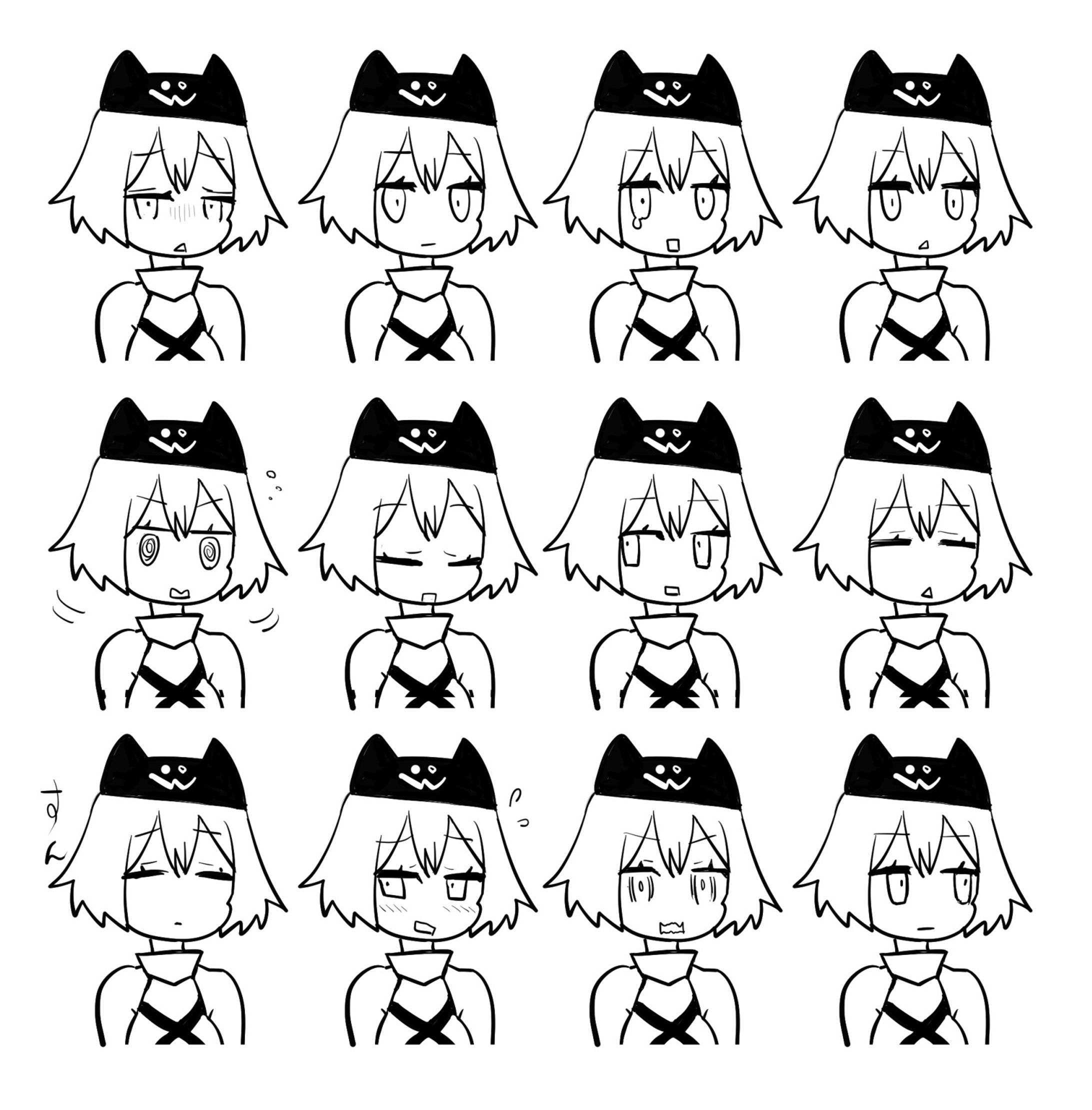 動画用 キャラクター線画-1