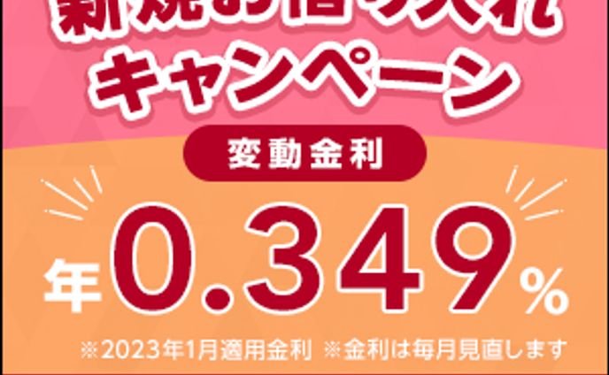 金融キャンペーンバナー