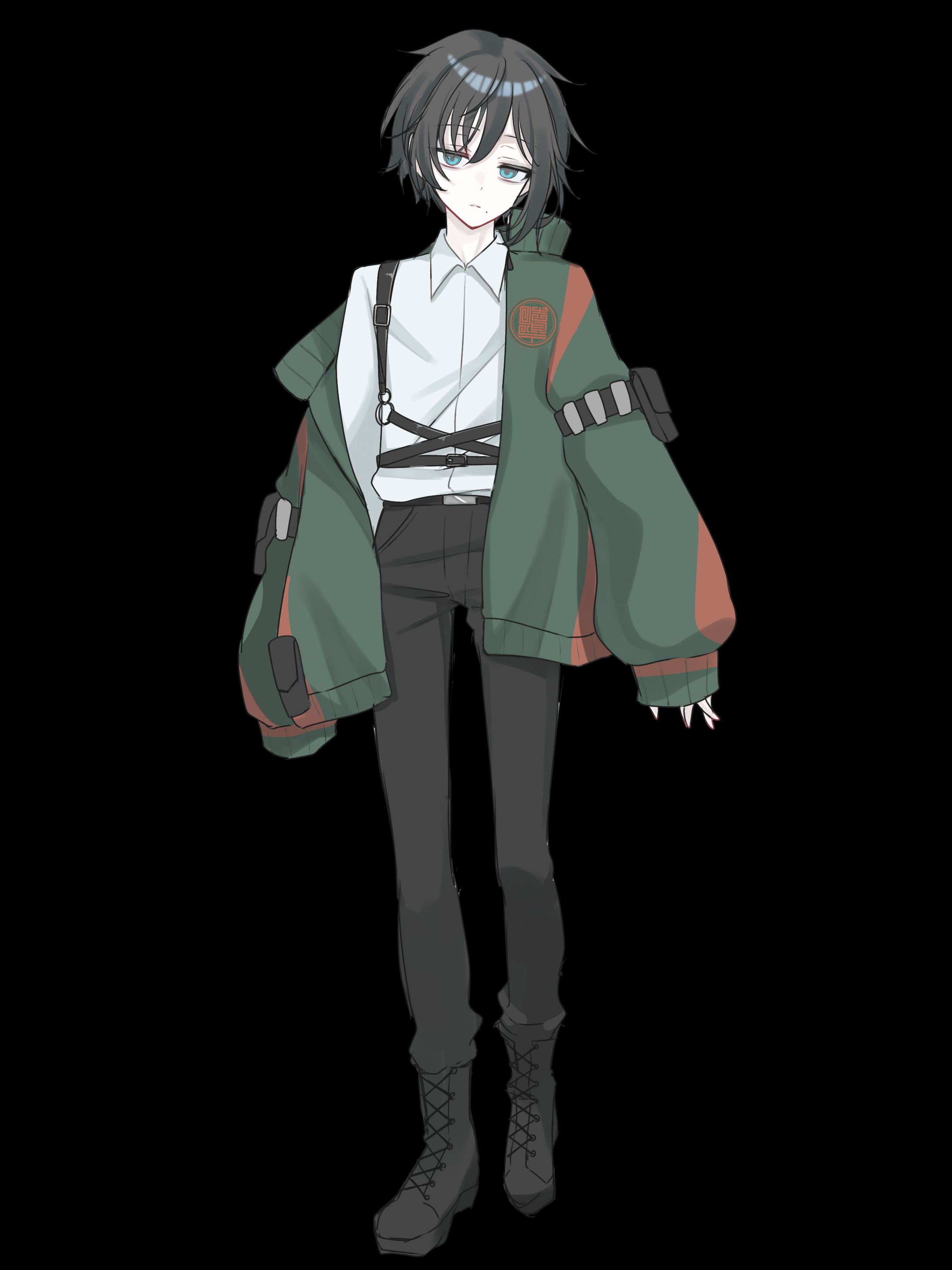 【works】TRPG 全身立ち絵 カラーラフ-1