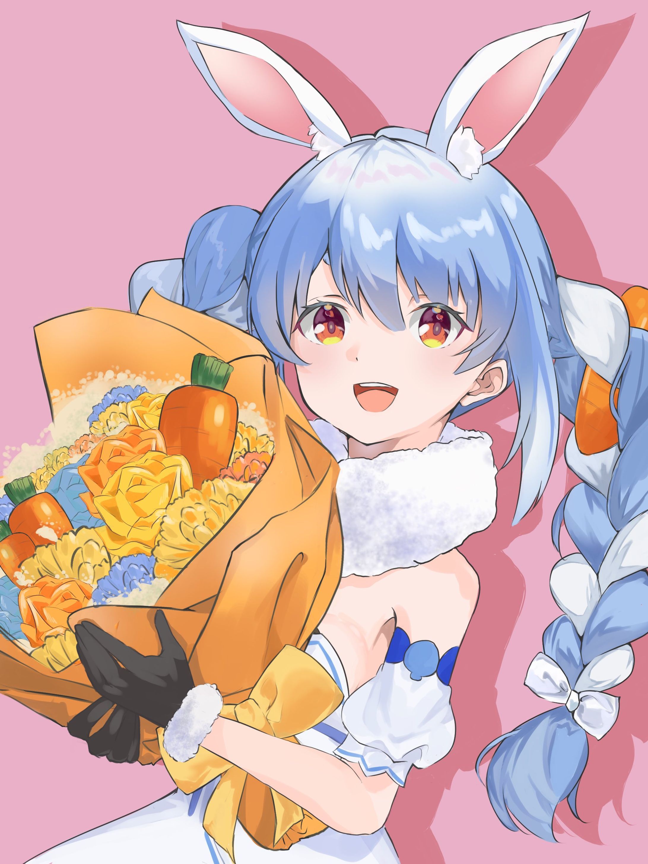 兎田ぺこらちゃん　お誕生日イラストFA-1