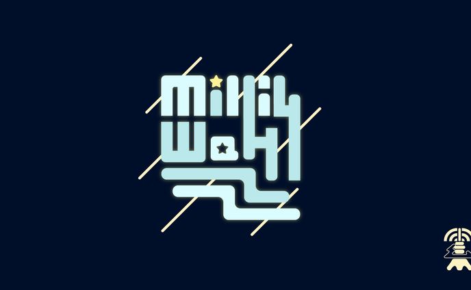 Milky Way タイポグラフィ