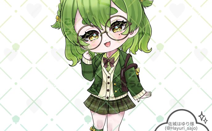 【橘音様ご依頼】佐城はゆり様制服ファンアート