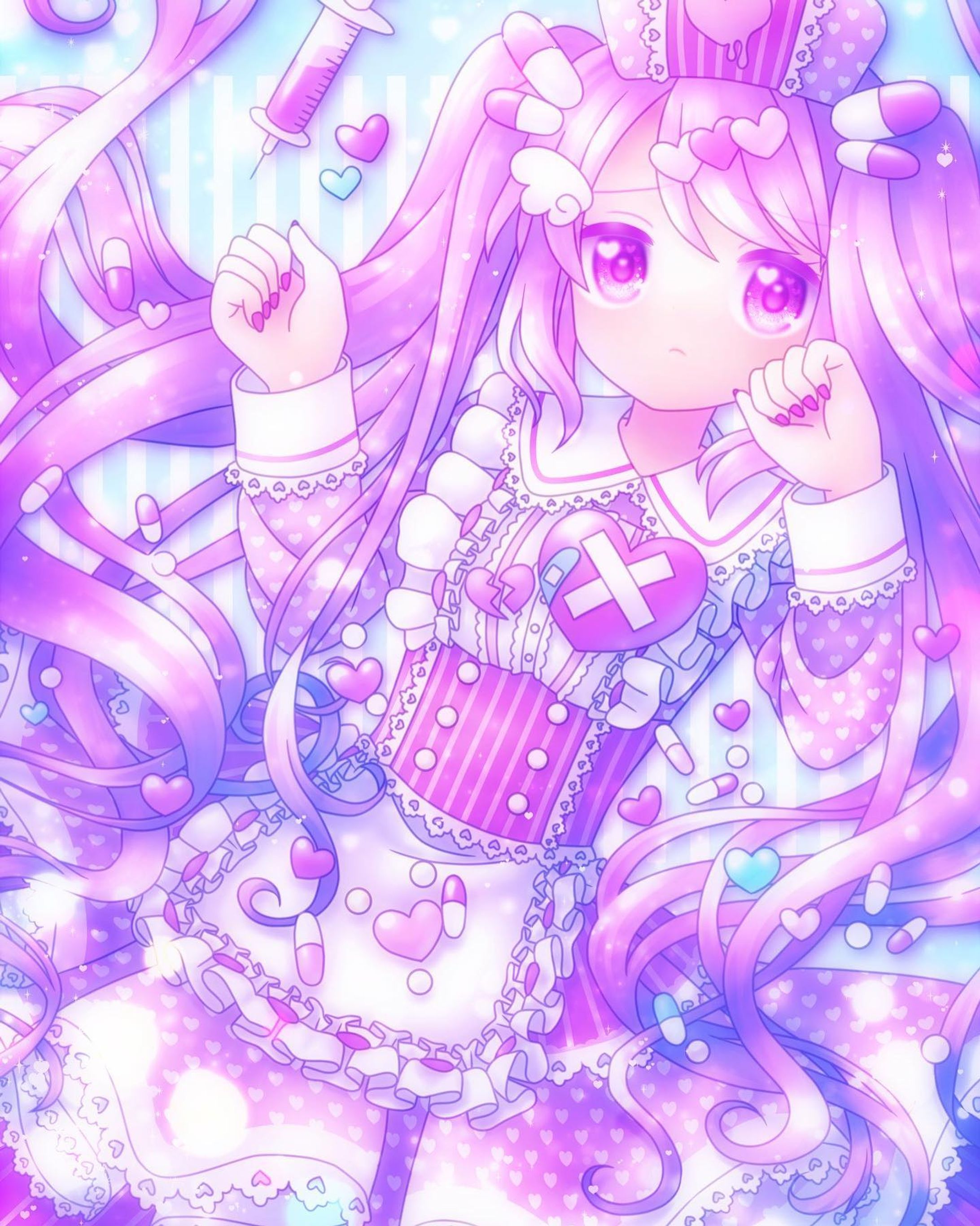 #イラスト　#お絵かき　#おえかき　#お絵描き　#illustration #illust #女の子　#女の子イラスト　#デジタル　#デジタルイラスト　#デジタル絵　#オリジナル　#オリジナルイラスト　#オリジナル絵　#ロリィタ　#ロリィタファッション　#ロリータ　#ロリータファッション　#フリル　#リボン #ゆめかわいい #ゆめかわ-1