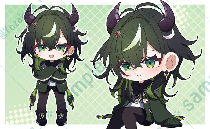 匿名 様 デフォルメイラスト