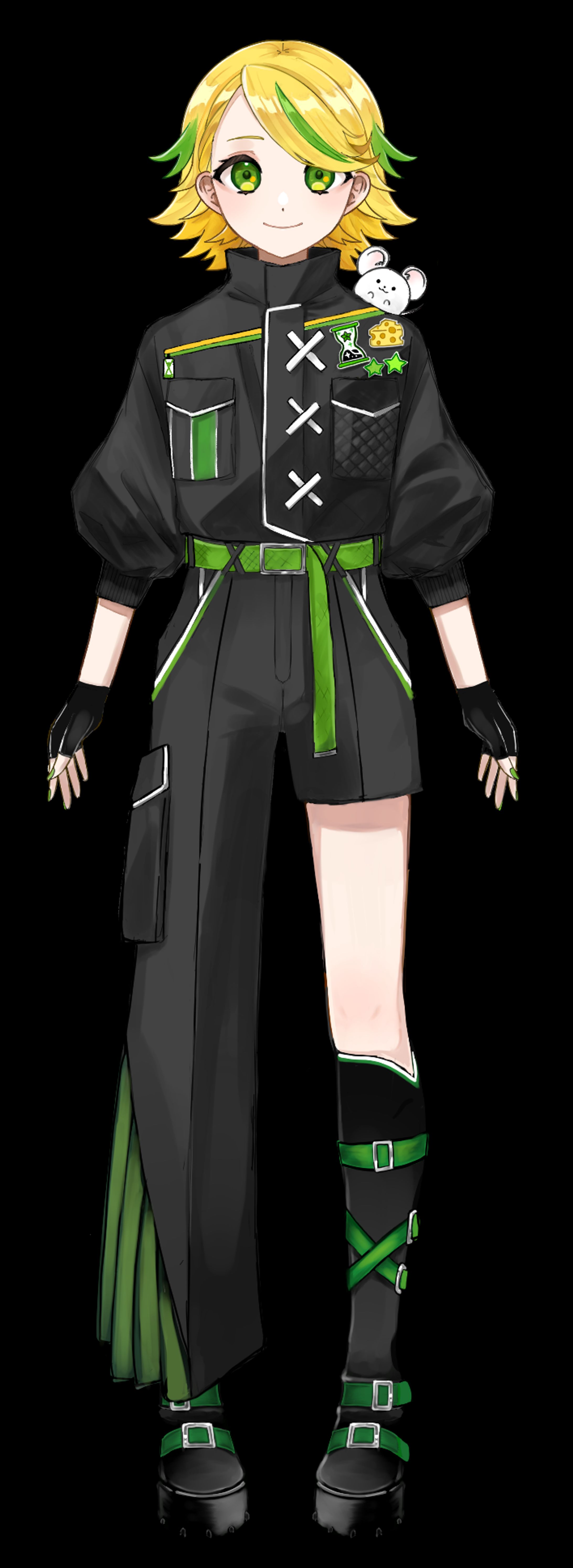 Vtuber 立ち絵(ラフ)-1