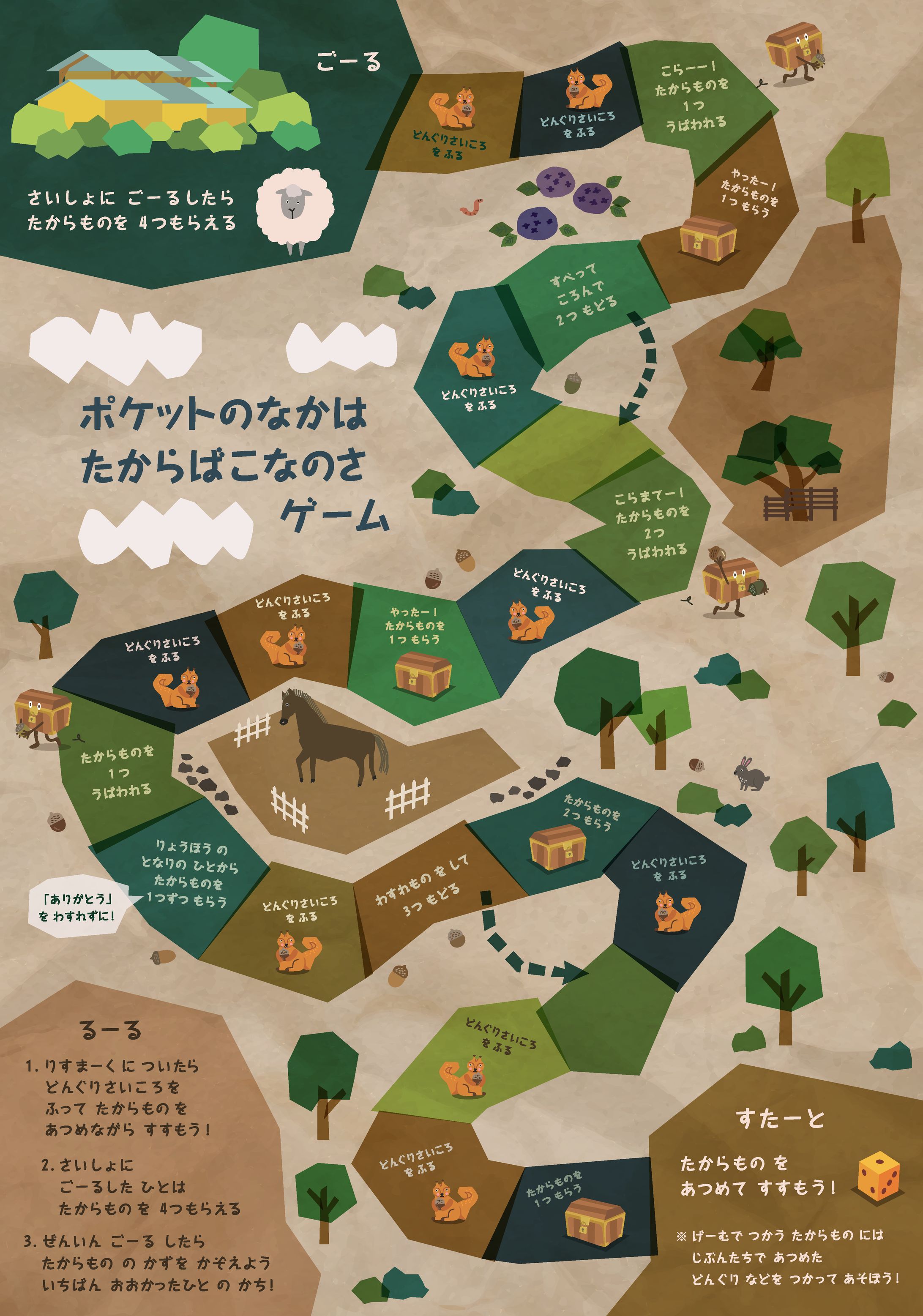 宝箱ゲーム | A3サイズ-1