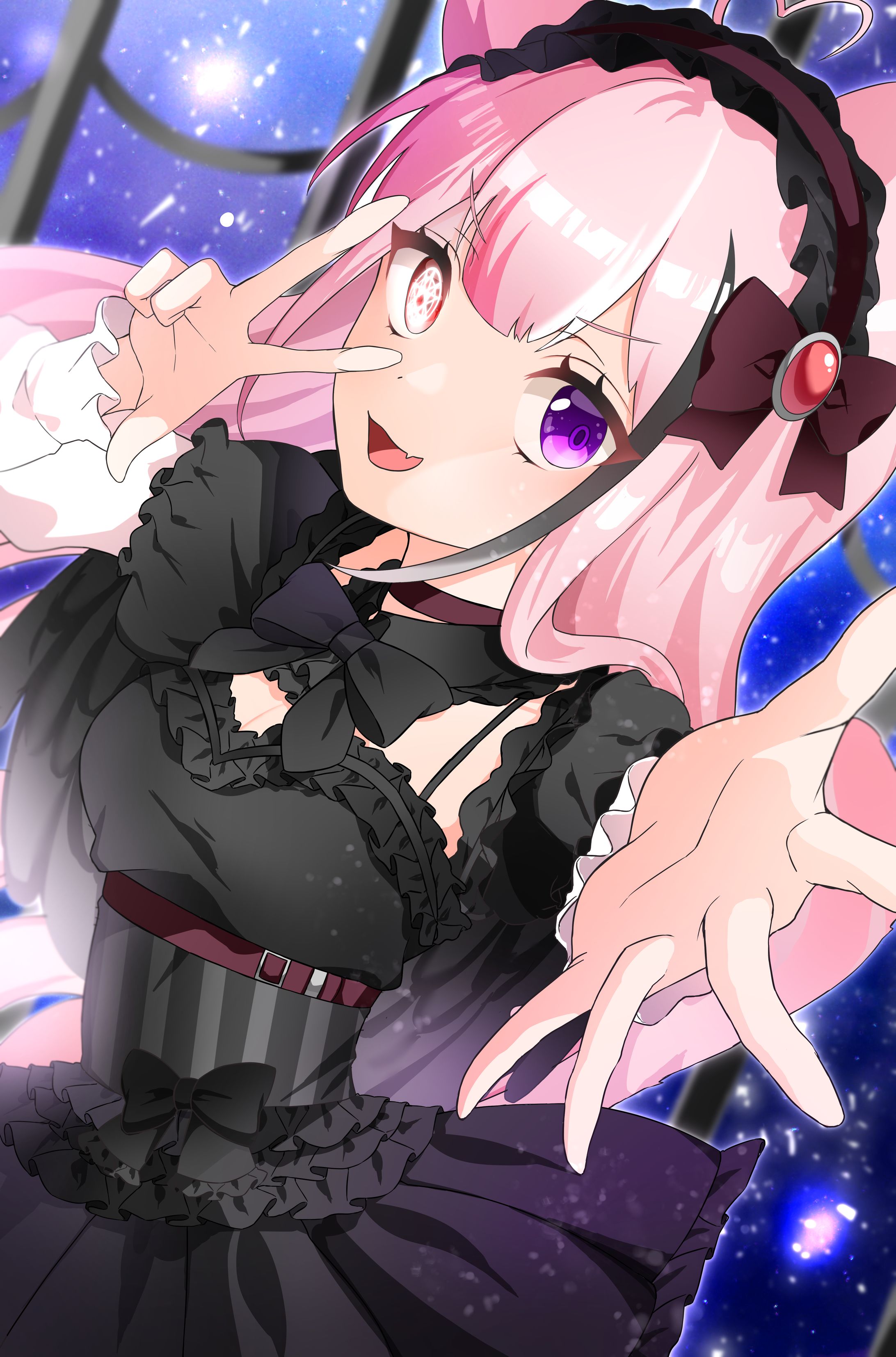 猫世えんま　一枚絵　アニメ塗り-1