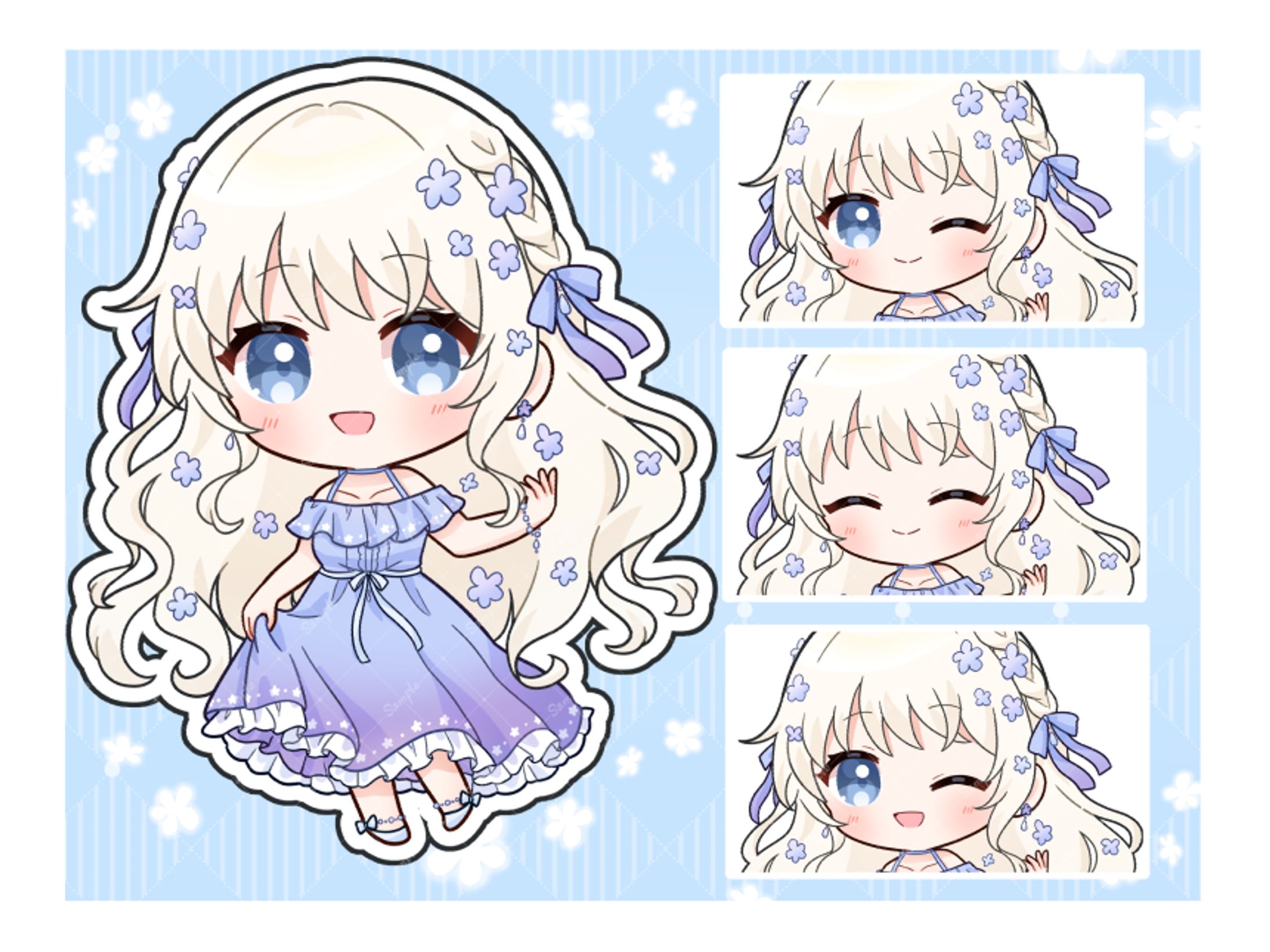 SDイラスト(2頭身スペシャル作画・キャラデザ)-1