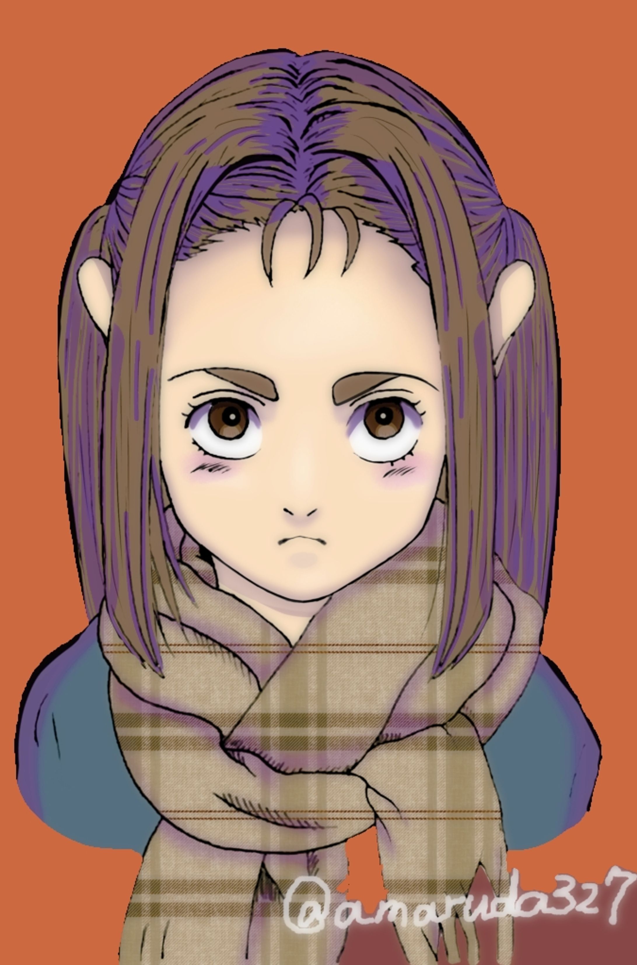 上目遣いの女の子-1