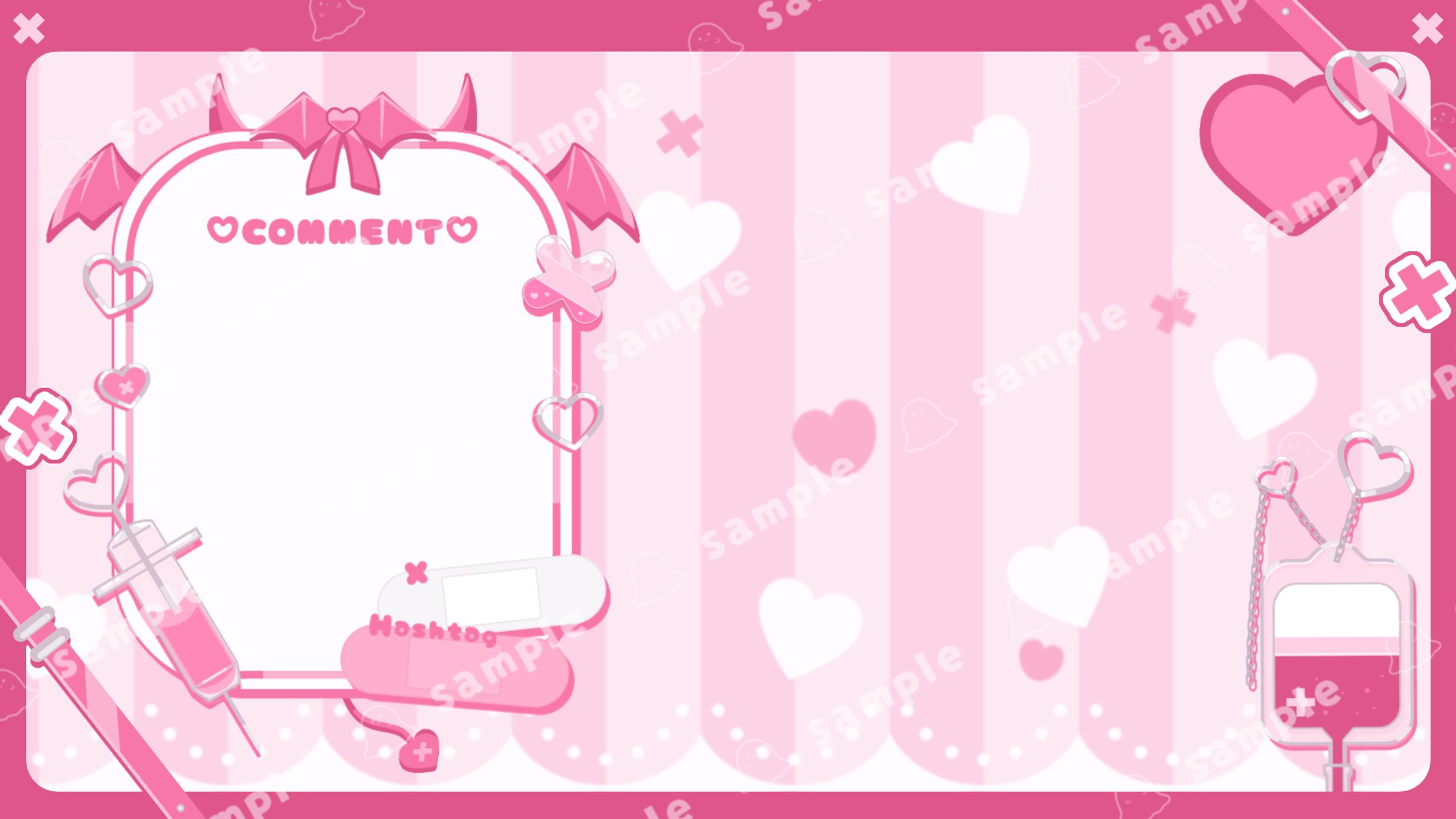 【Vtuber様】配信用背景-1