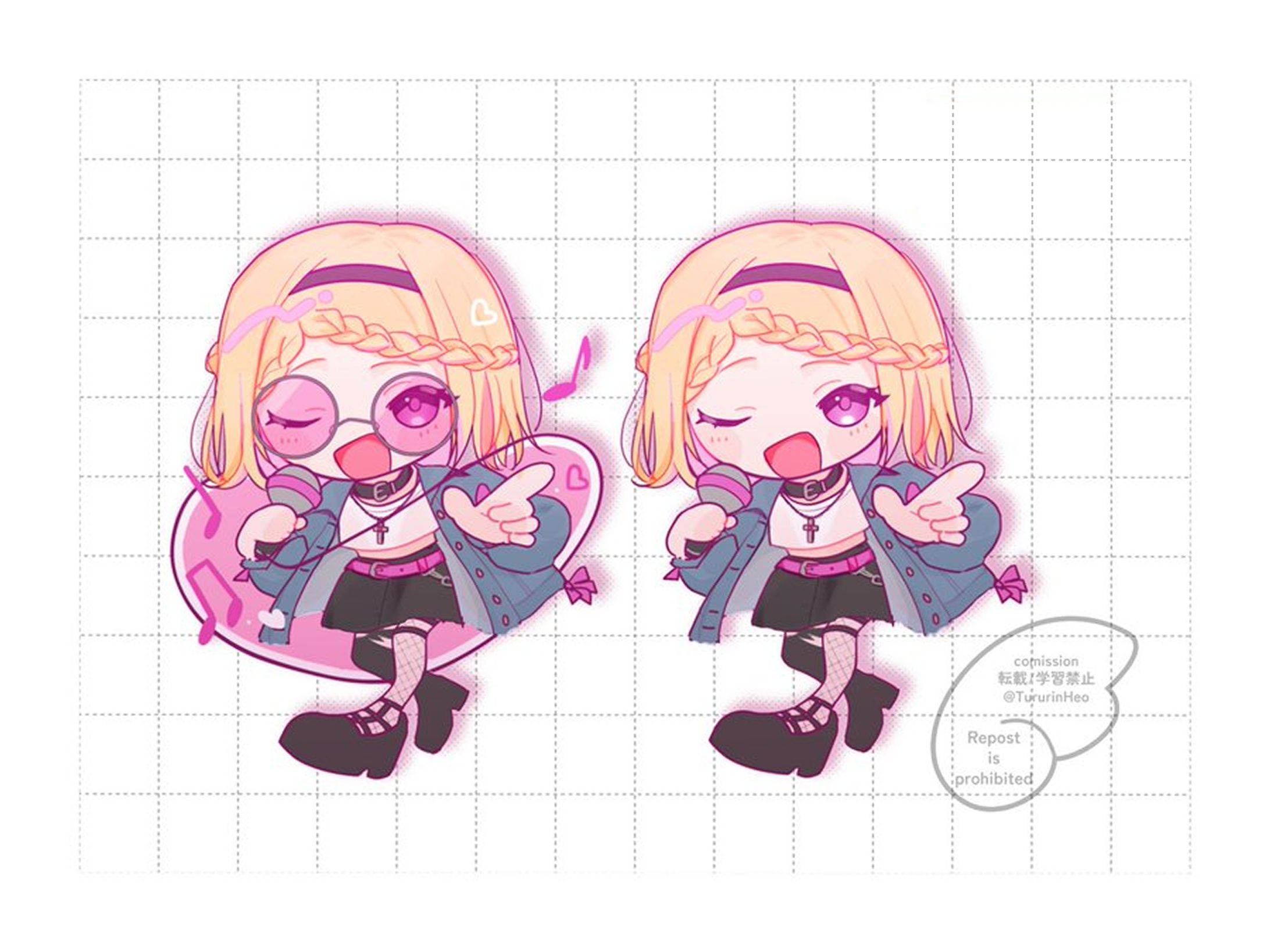 Vライバー 天使乃はね様 ミニキャライラスト-1