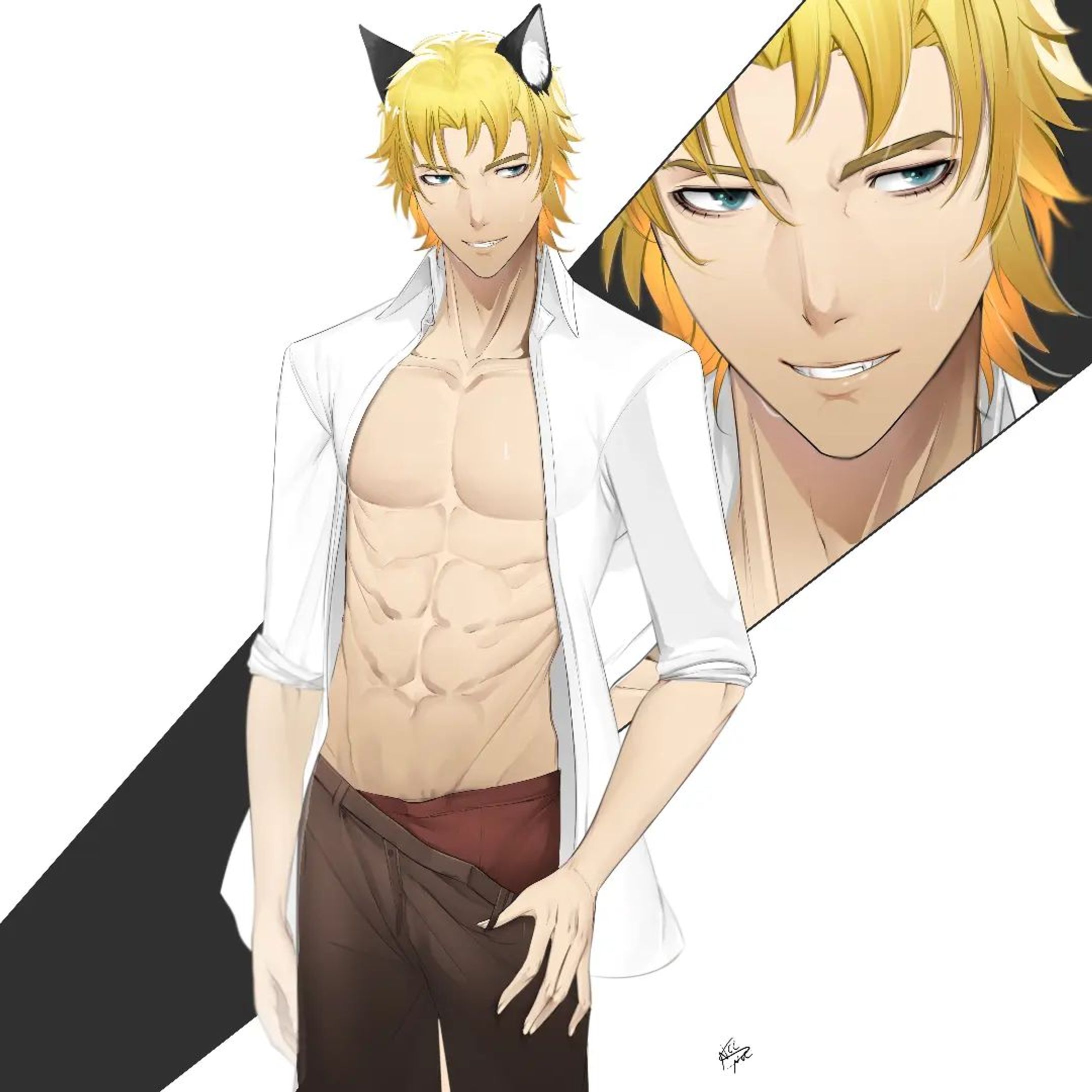 Another commission finished

#anime #manga #ikemen #otome #oc #visualnovel #custom #kemonomimi-1