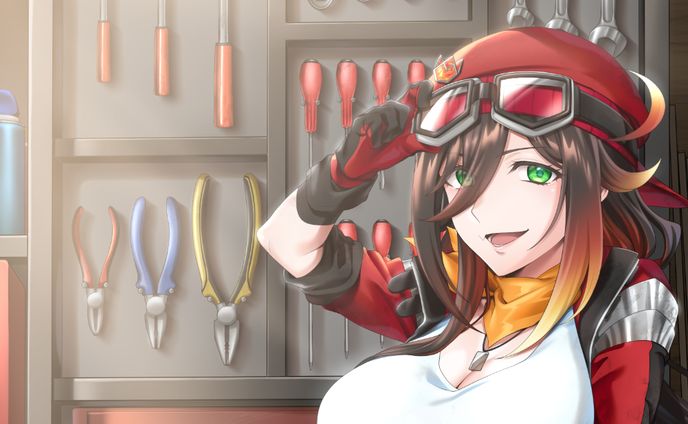 【Vtuber】炎ノ下カイリ メインビジュアル