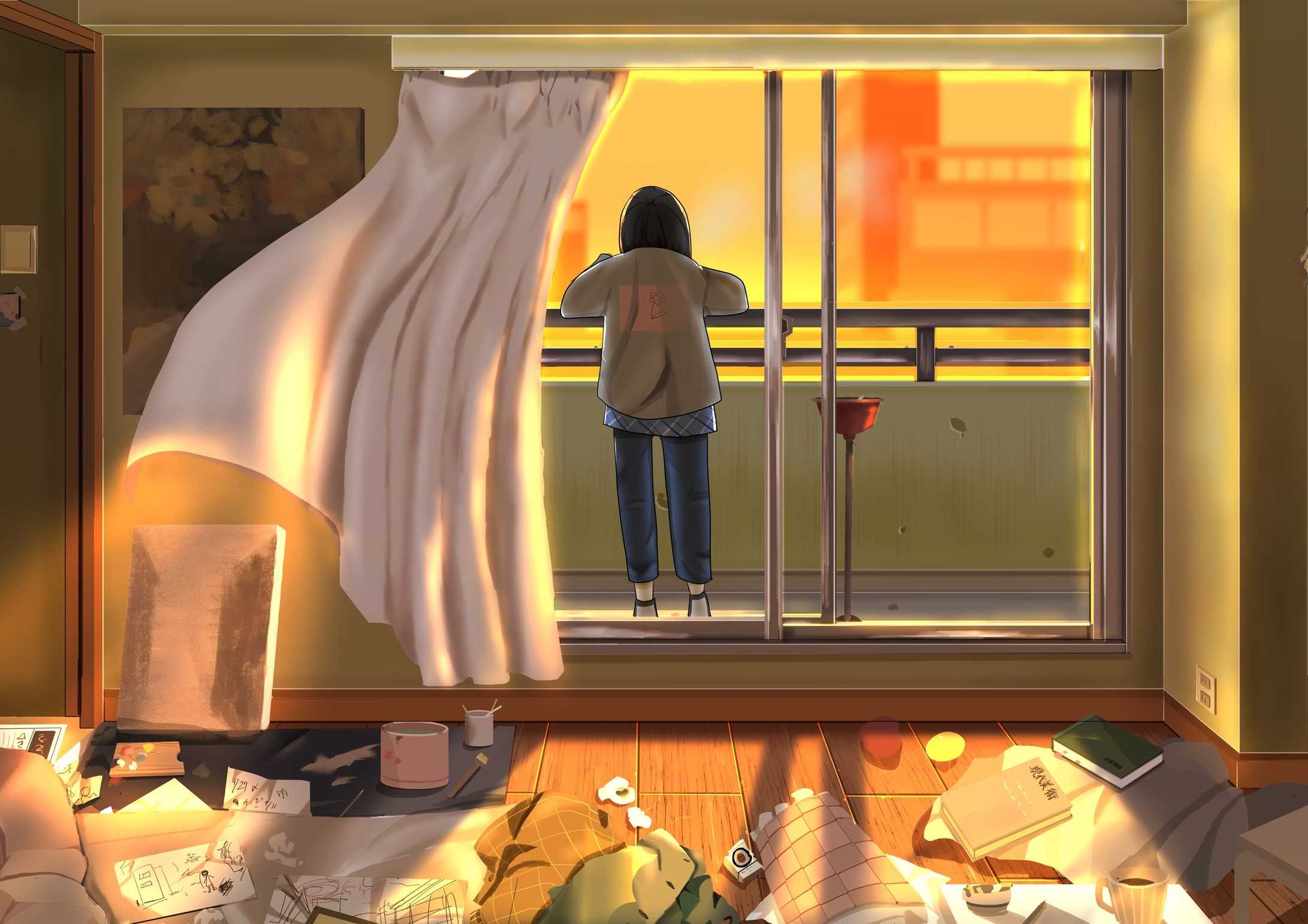 ある日-1