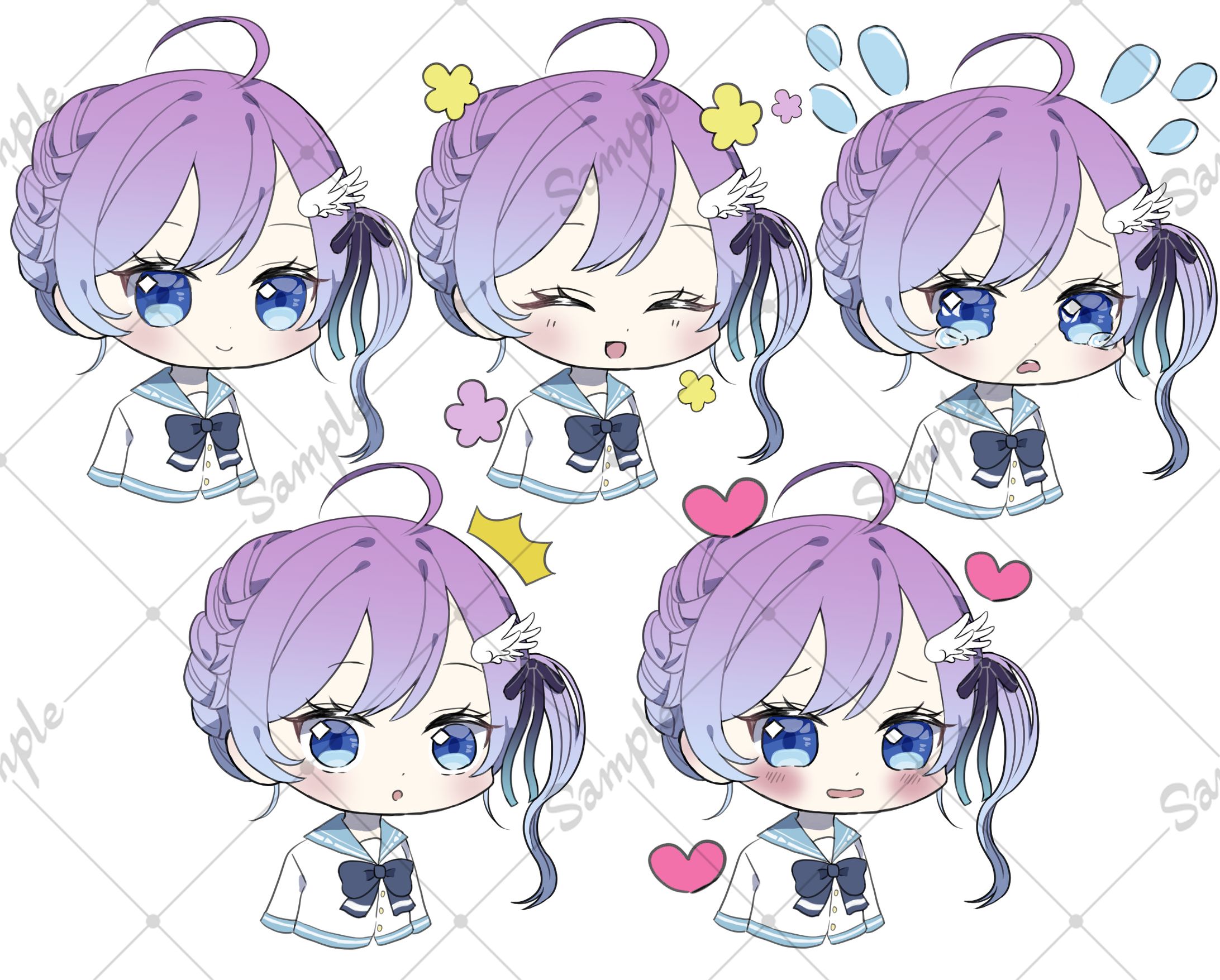 【ご依頼】表情差分イラスト-1