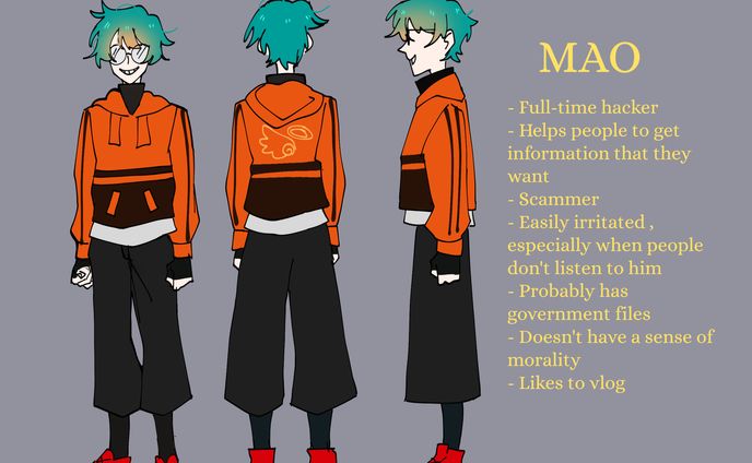 Mao character sheet