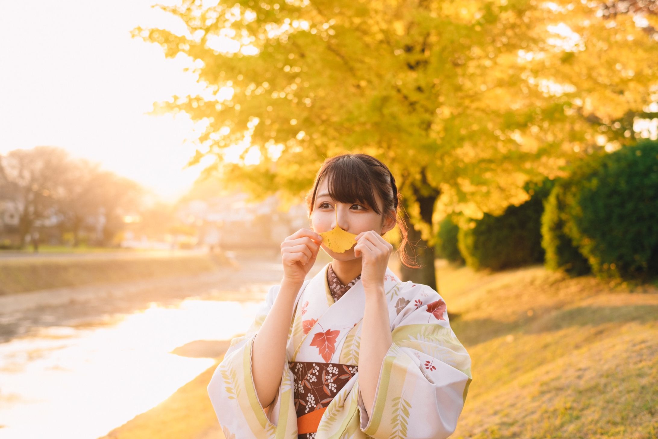 秋 着物 ポートレート-1