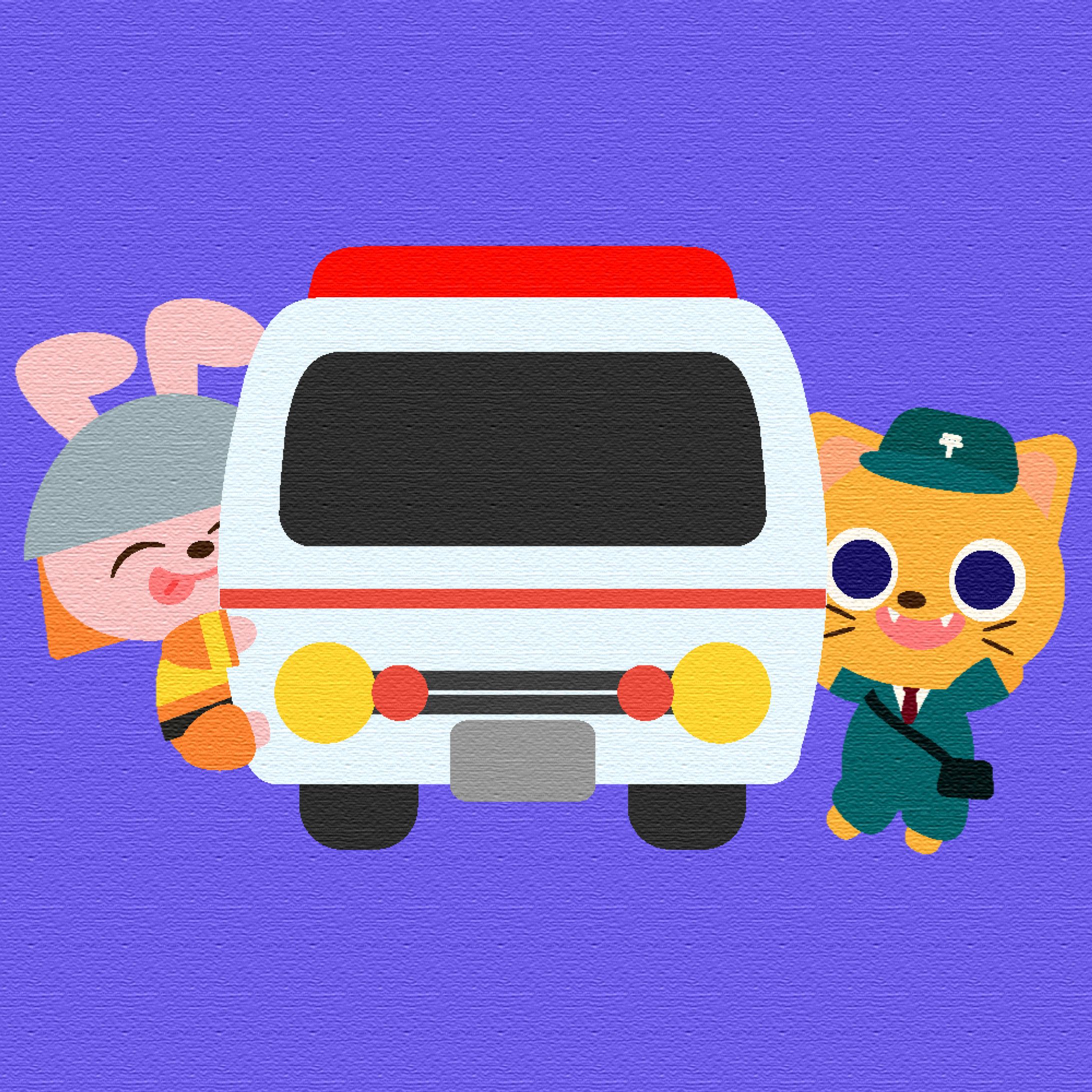 はたらくくるま　イラスト-1