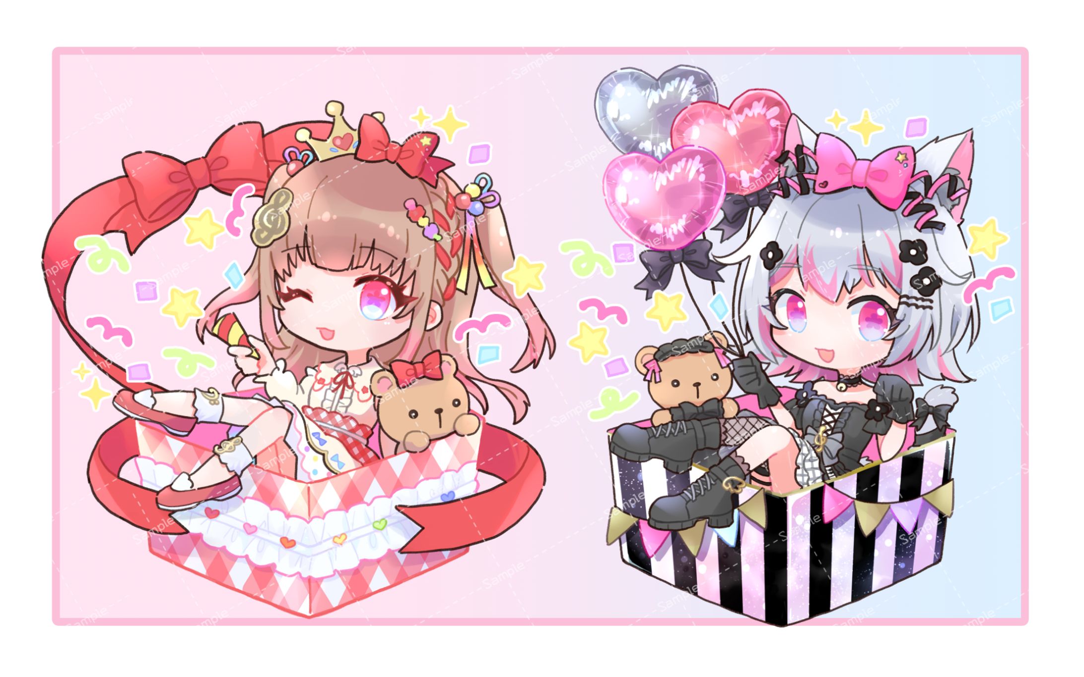 【お仕事】SDイラスト/音羽花鈴様-1