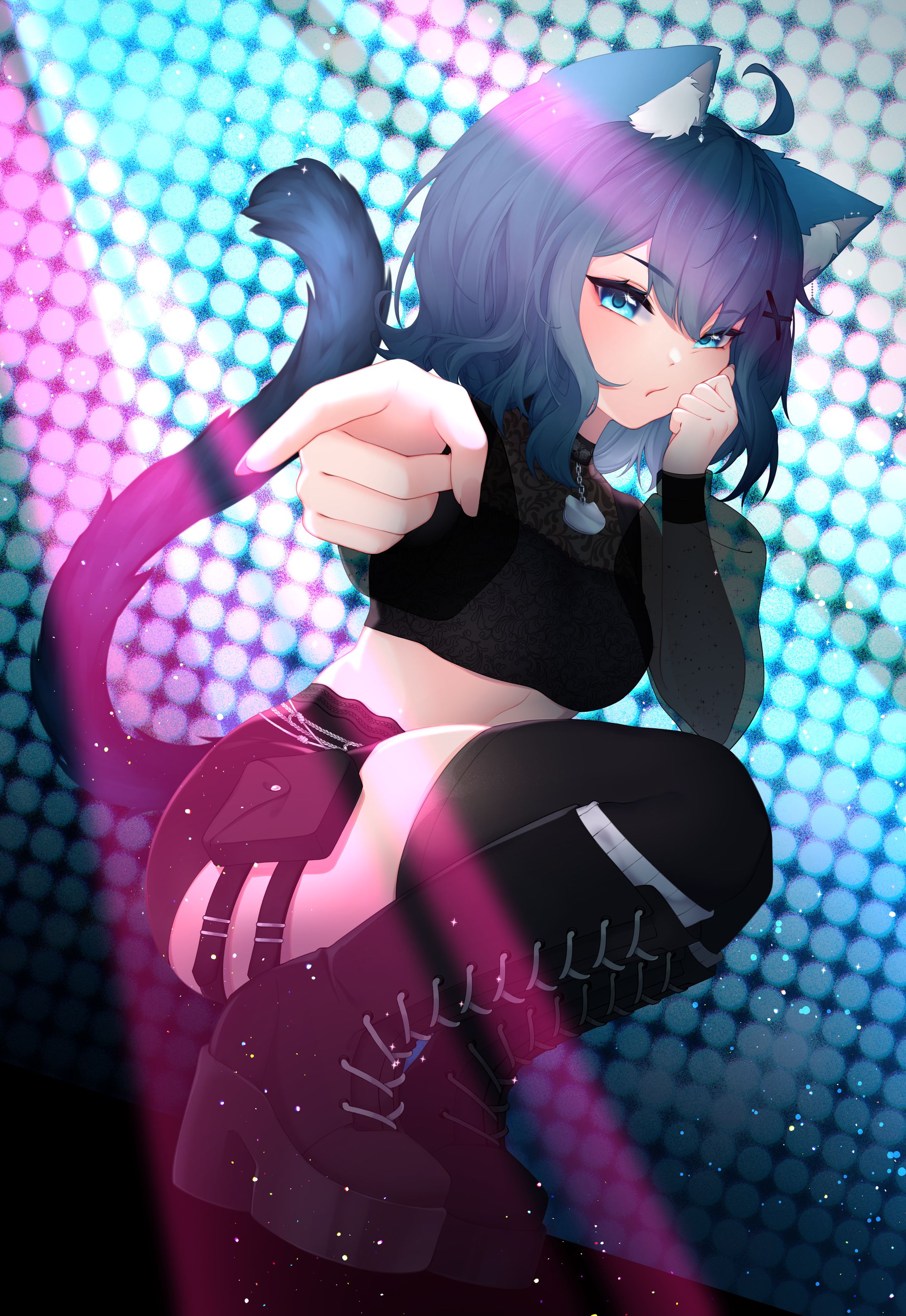 TsunamiCatVT full body commission-1