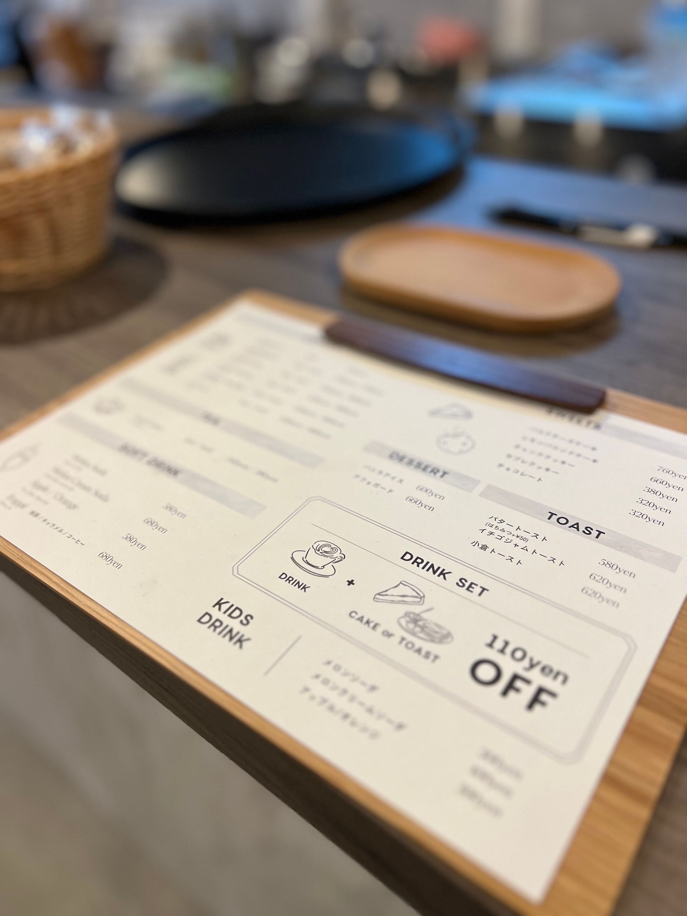 Cafe/メニュー表-1