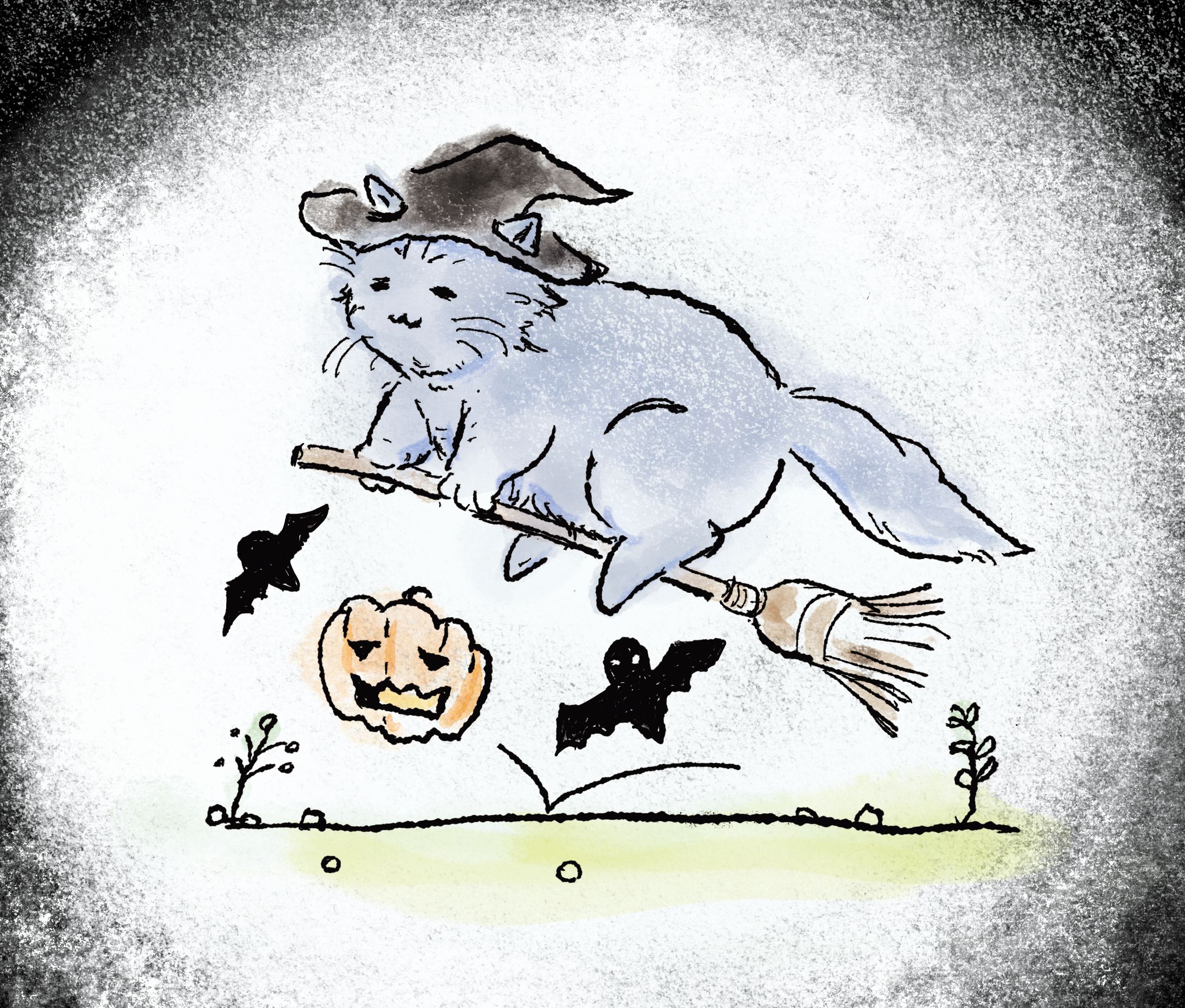 ハロウィーンのシーズンイラスト-1