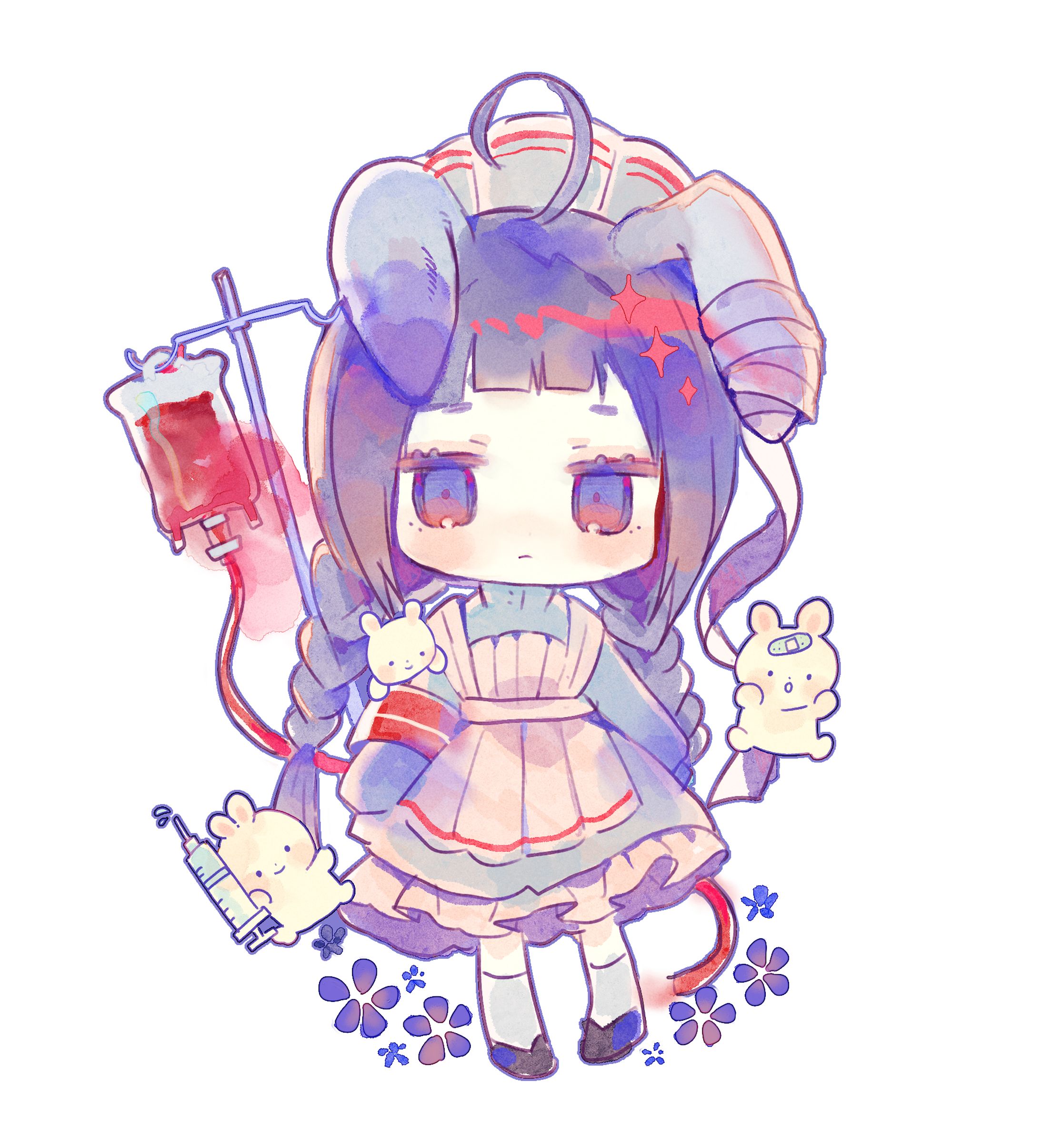 【創作】ナースうさぎ-1