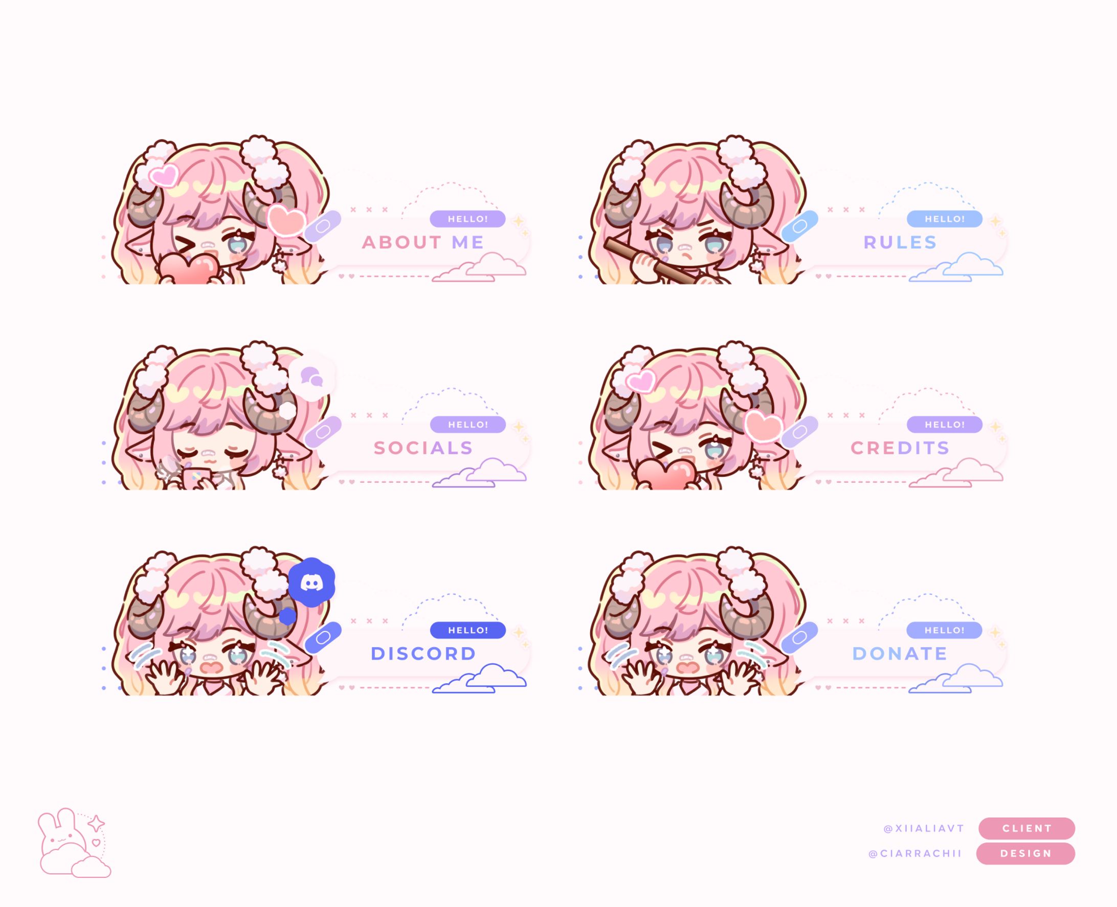 「 2023 」Twitch Panel Works-1