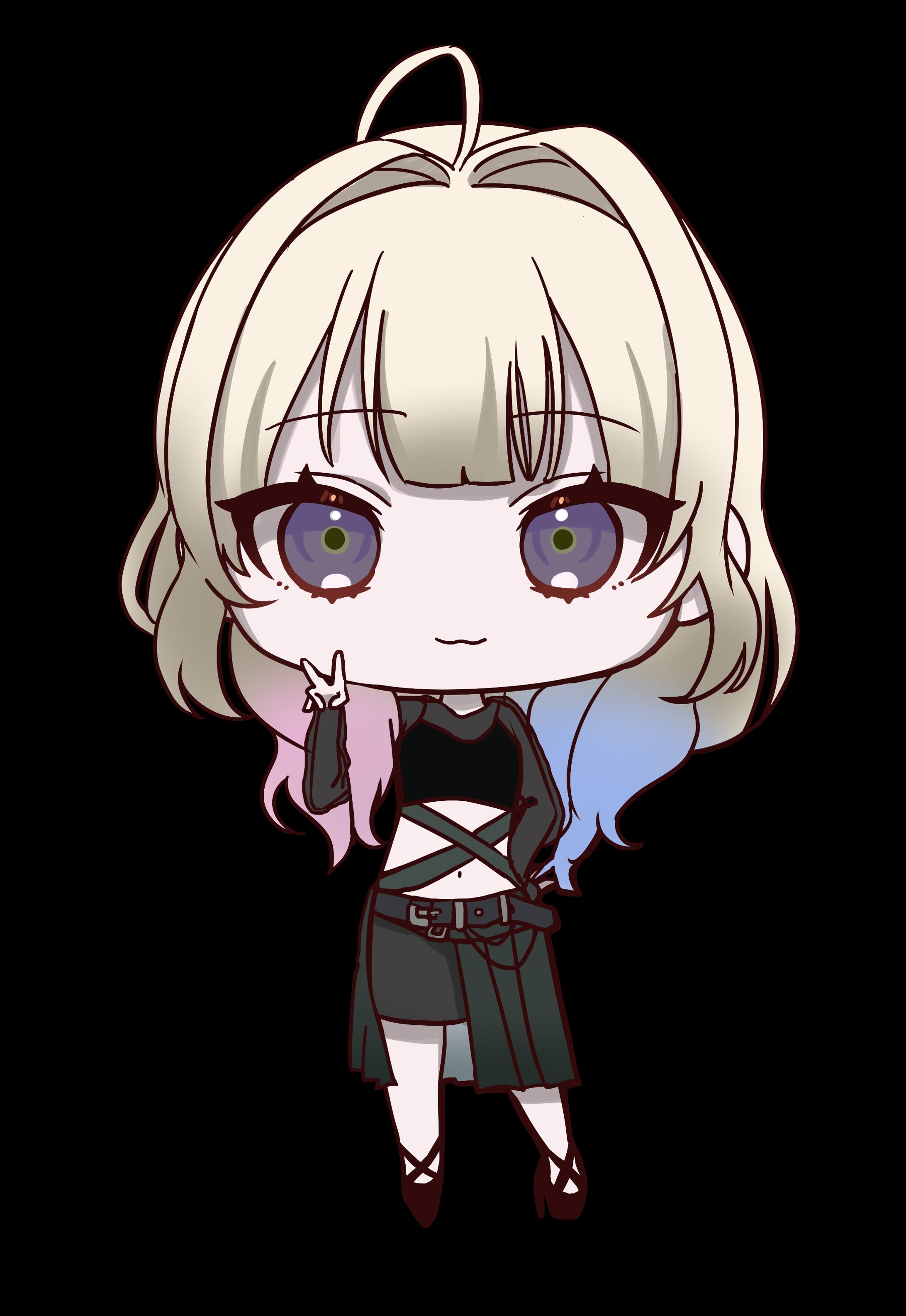 【ご依頼】SDイラスト（表情差分あり）-1