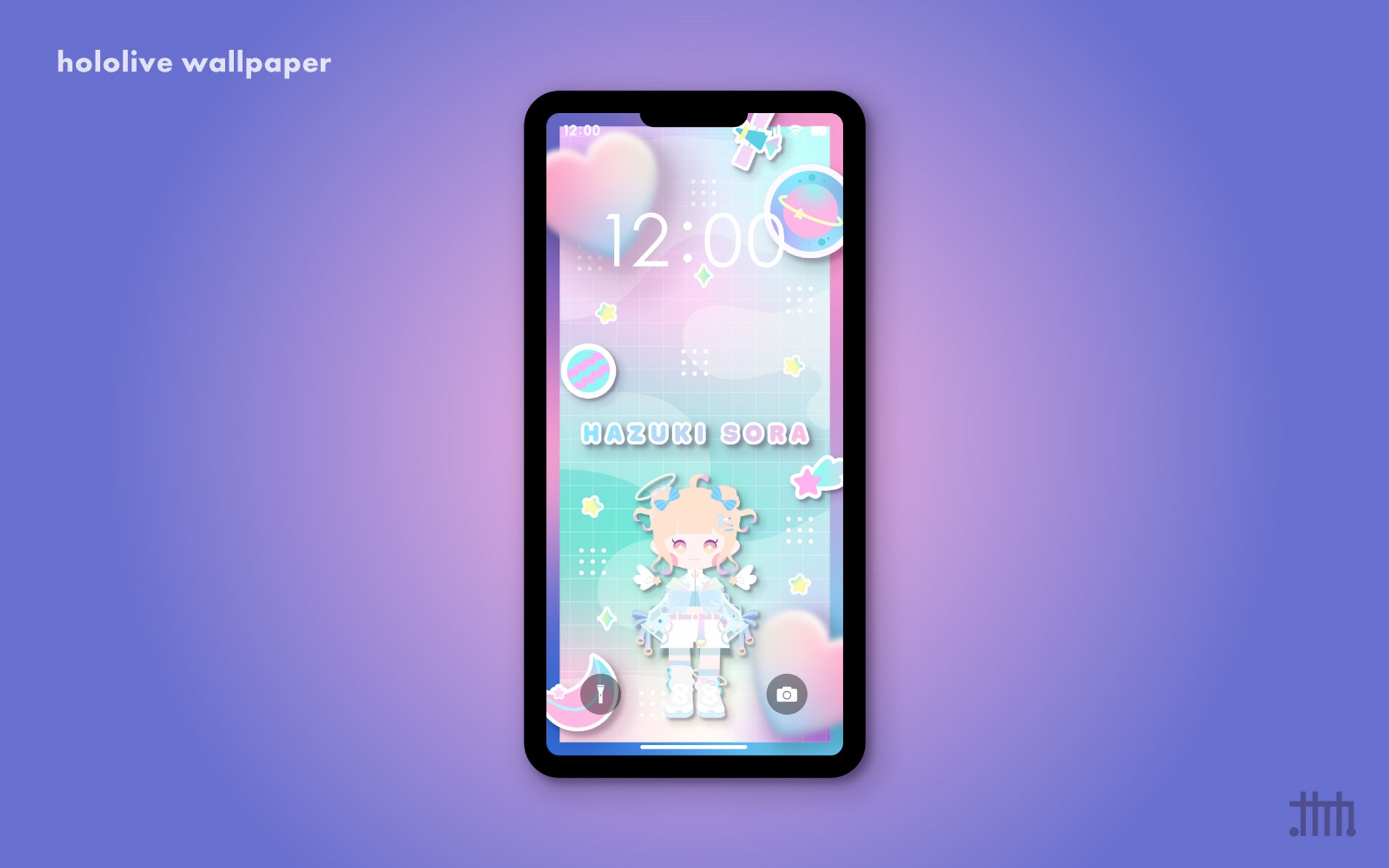 【二次創作】スマホ壁紙 葉月宙-1