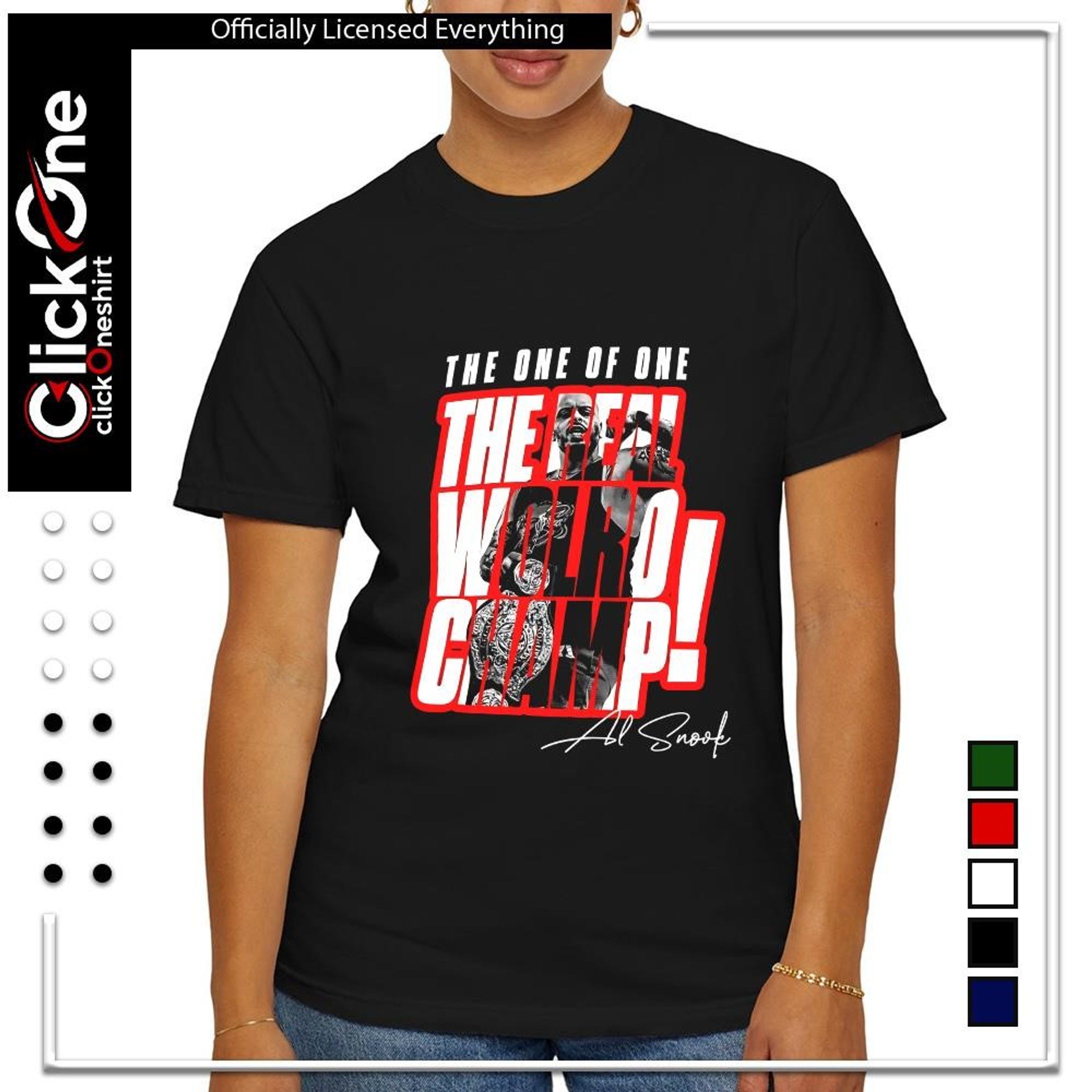 One of One – World Champ Tribute Shirt-1