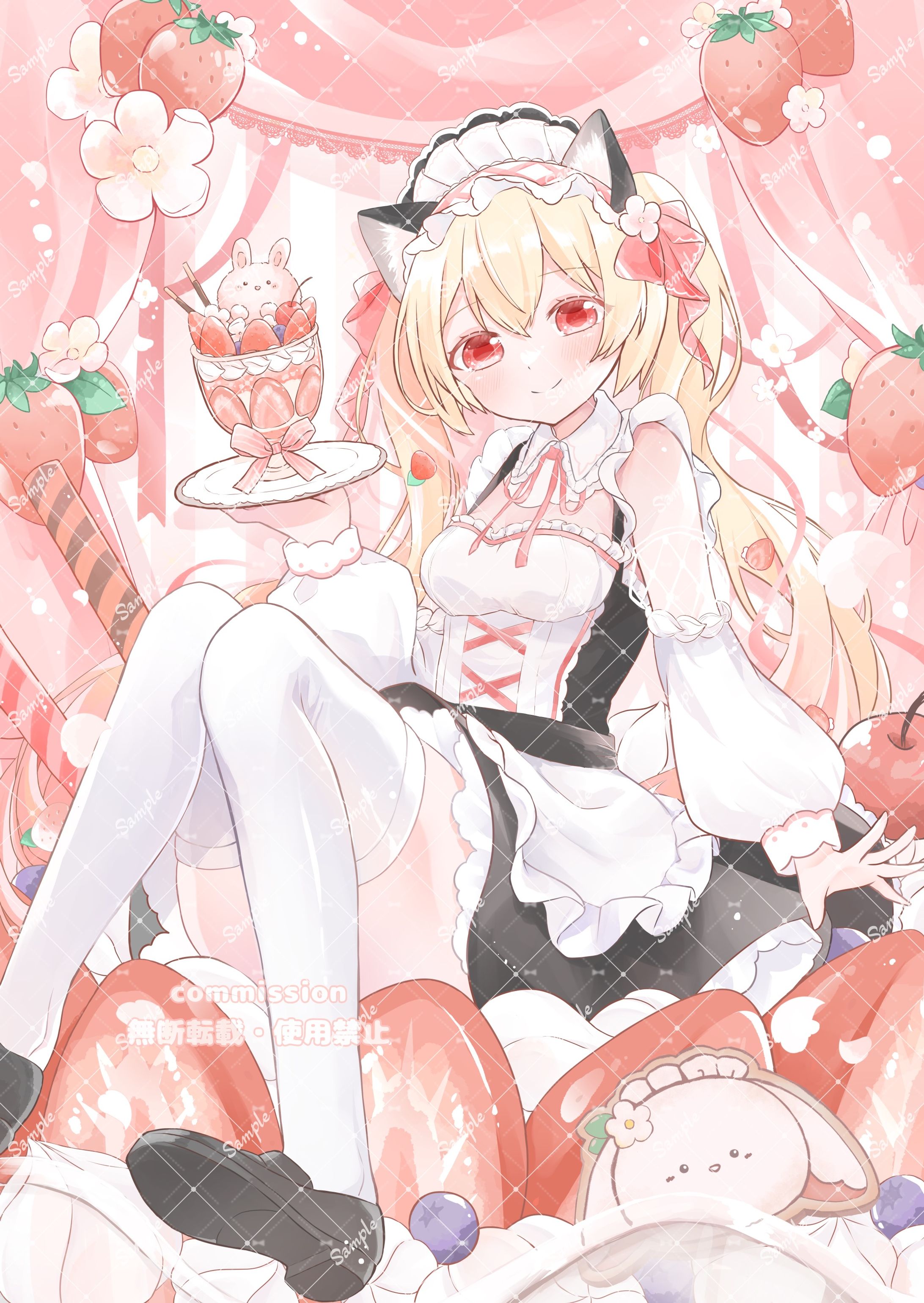 Vtuber苺乃ぱふぇ様ご依頼イラスト集-1