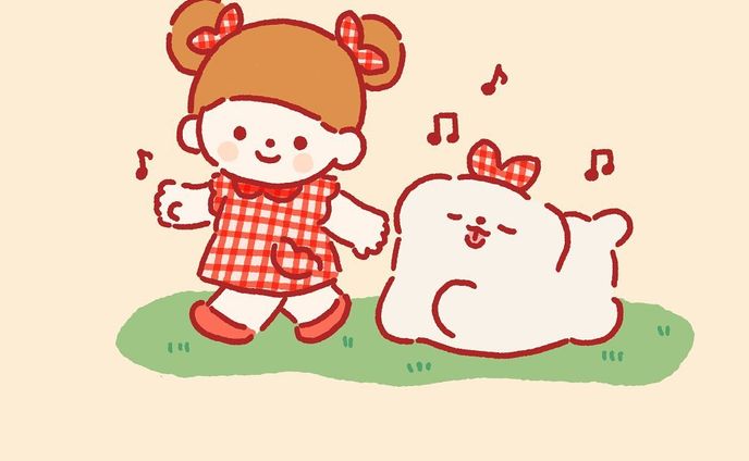 お散歩

#illustration  #イラスト #いらすとぐらむ　#イラストグラム　#ゆるいイラスト #일러스트