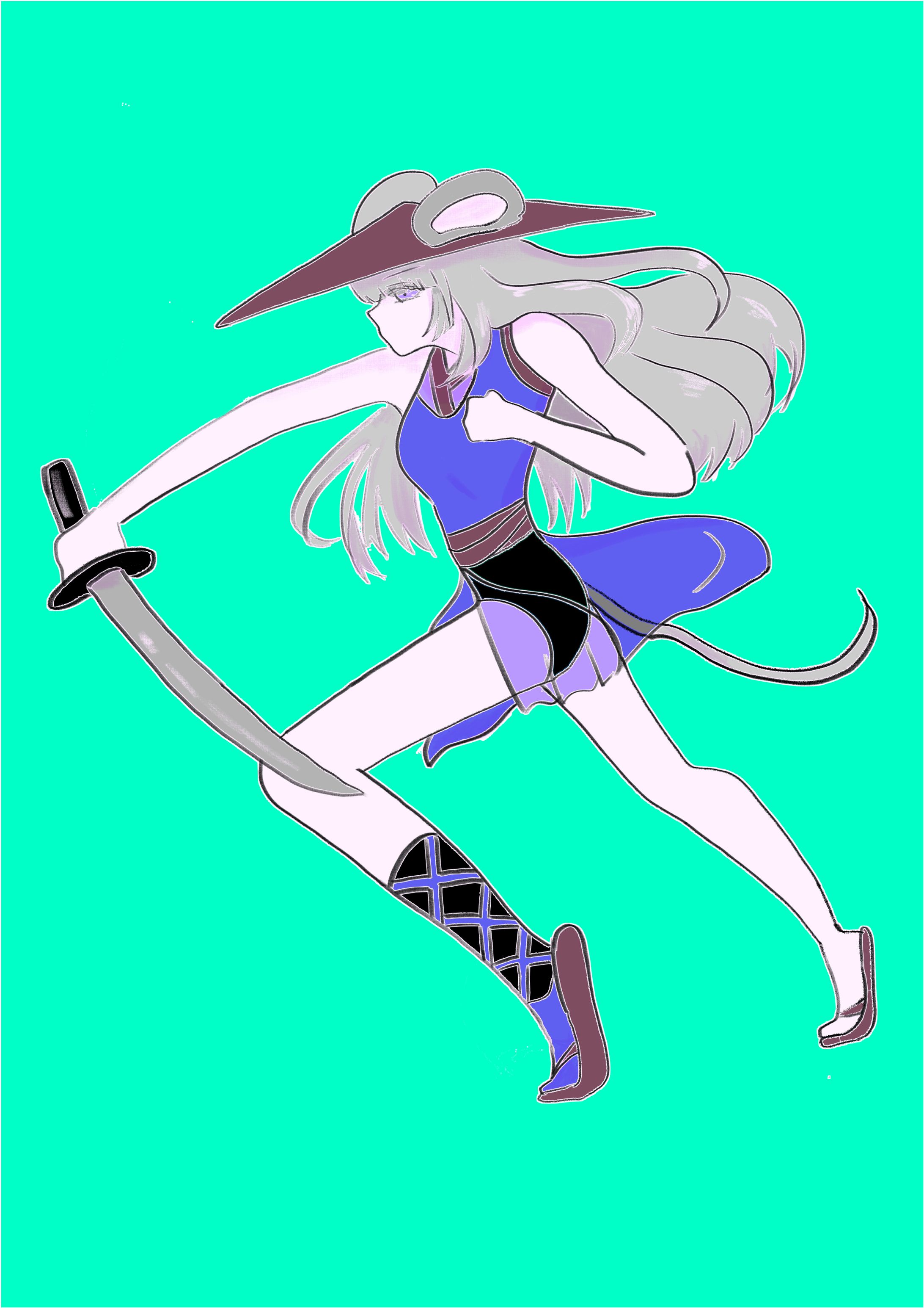 ネズミの武士-1