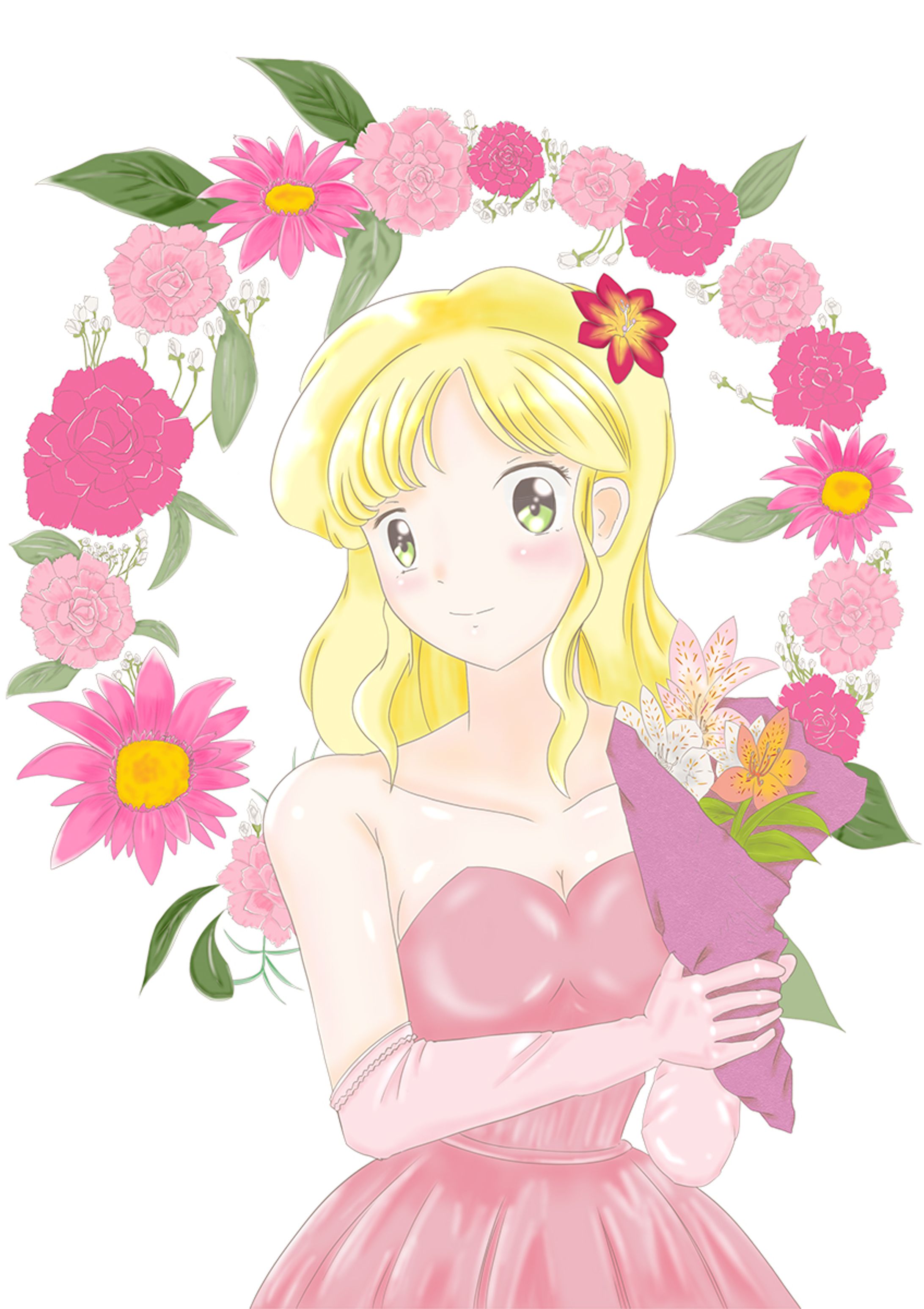 春の女神 フリージア　-1