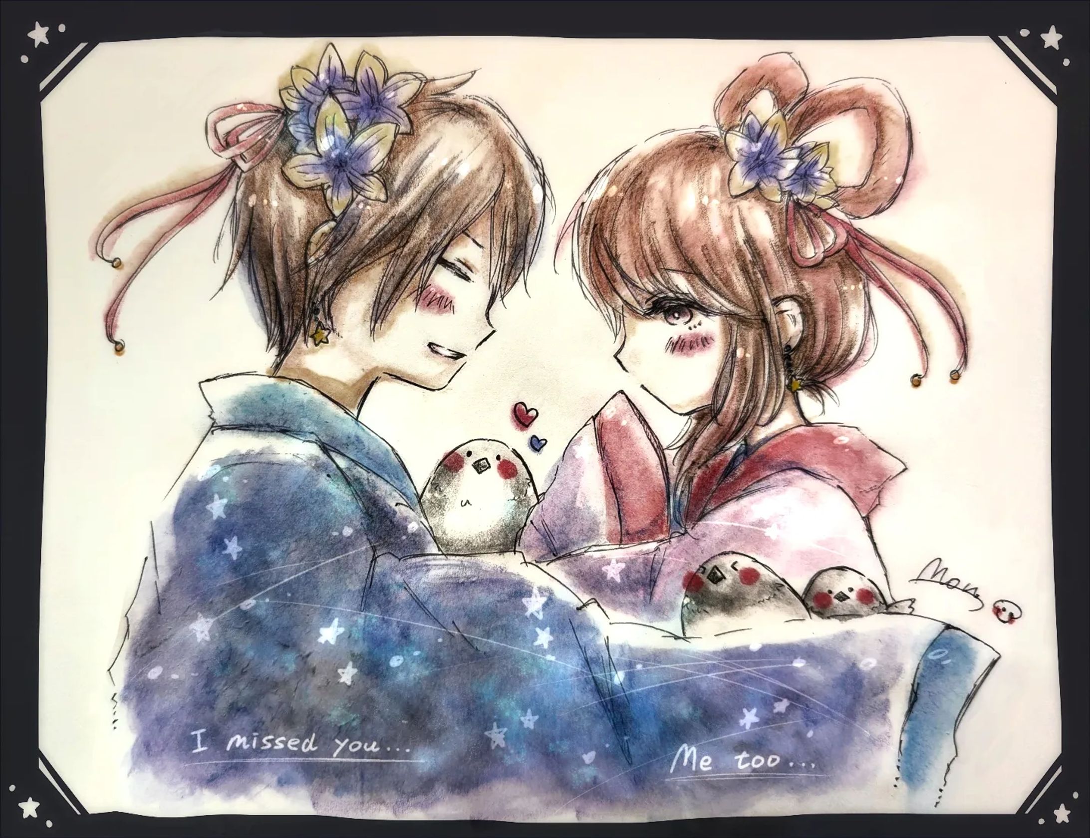 創作イラスト(アナログ)-1