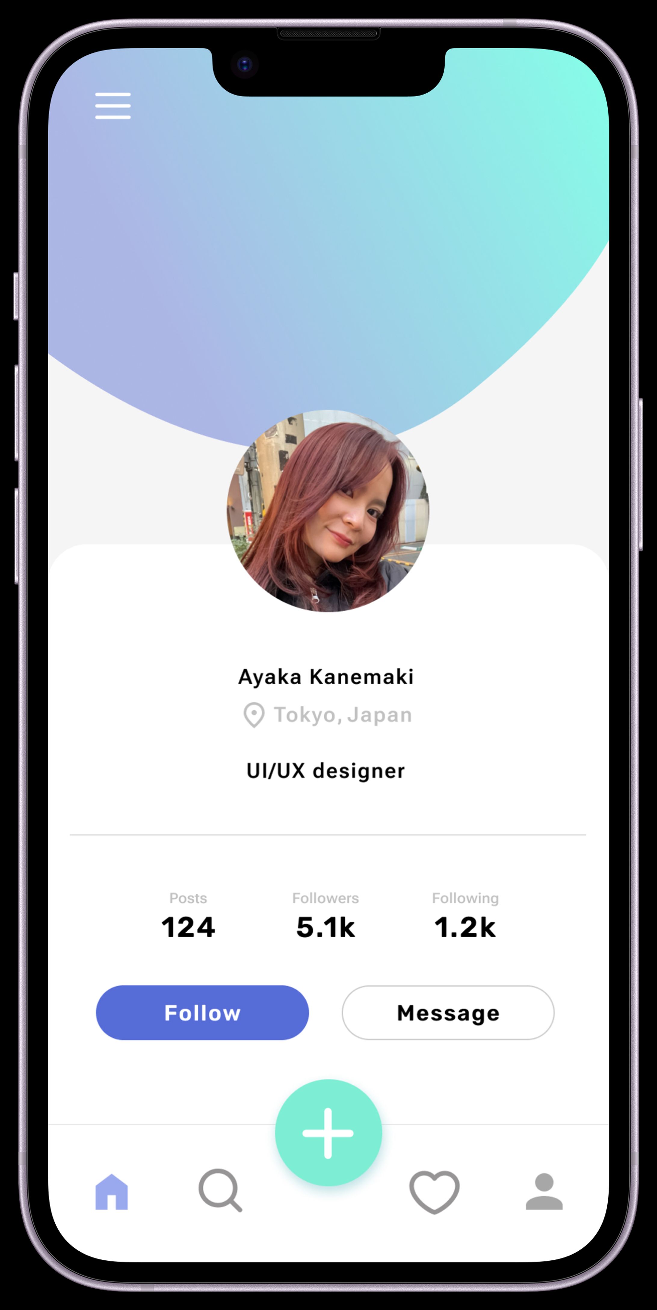 【Daily UI #006】User Profile-1