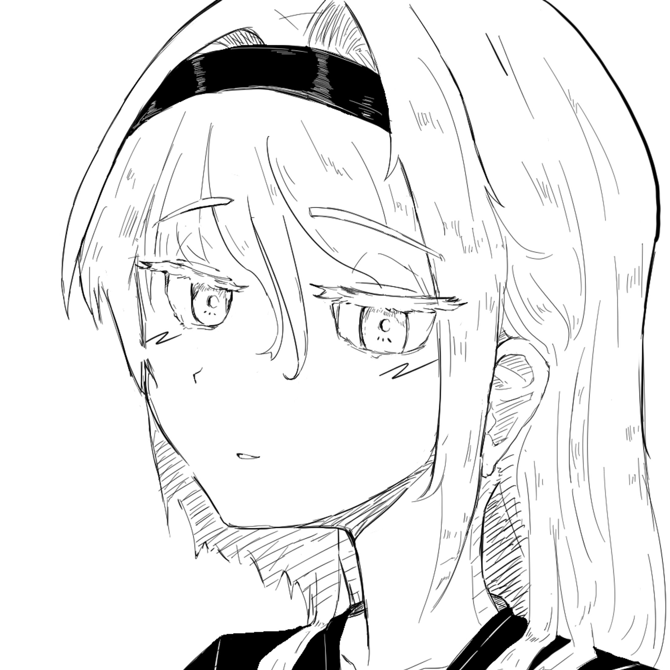 バストアップイラスト例-1
