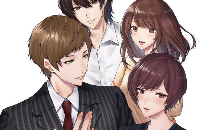 桐谷様/ケビン　日本へ行く１~４表紙イラスト