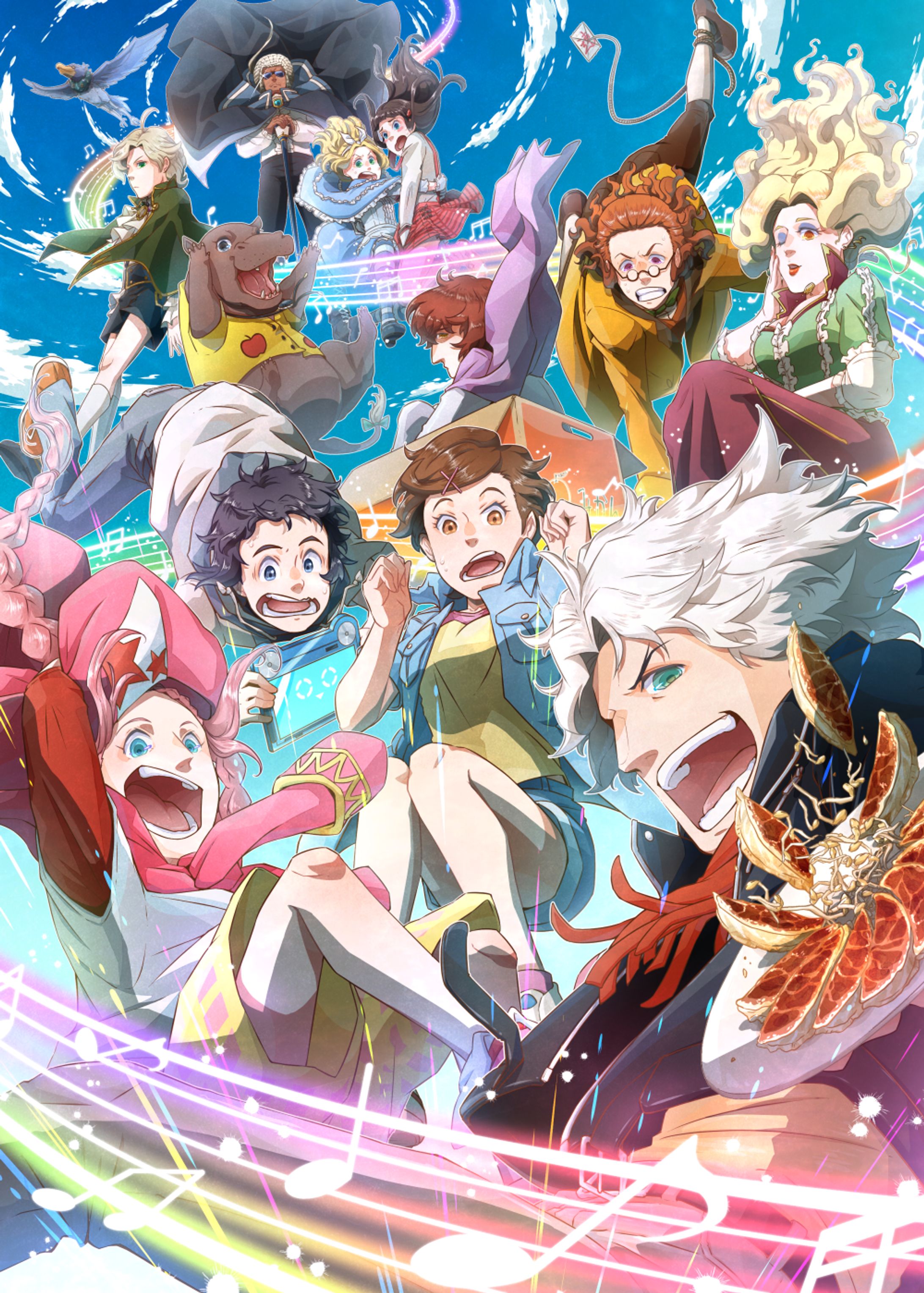 同人誌即売会イベント告知用イラスト-1